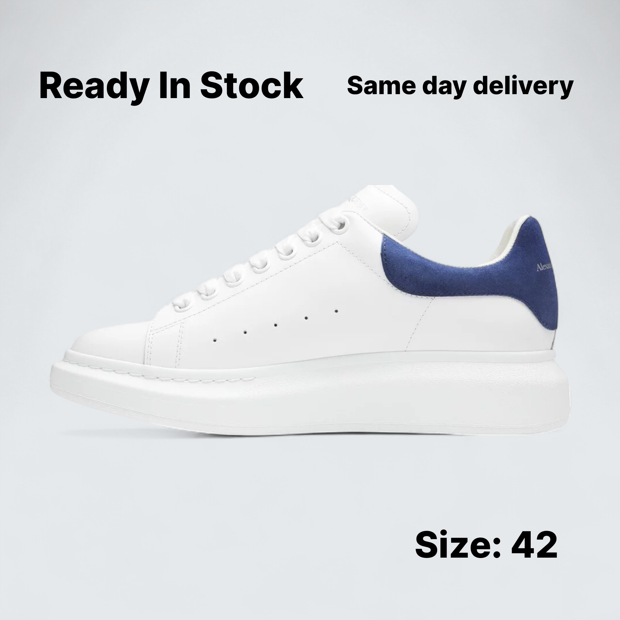 Oversized Sneaker in Paris Blue