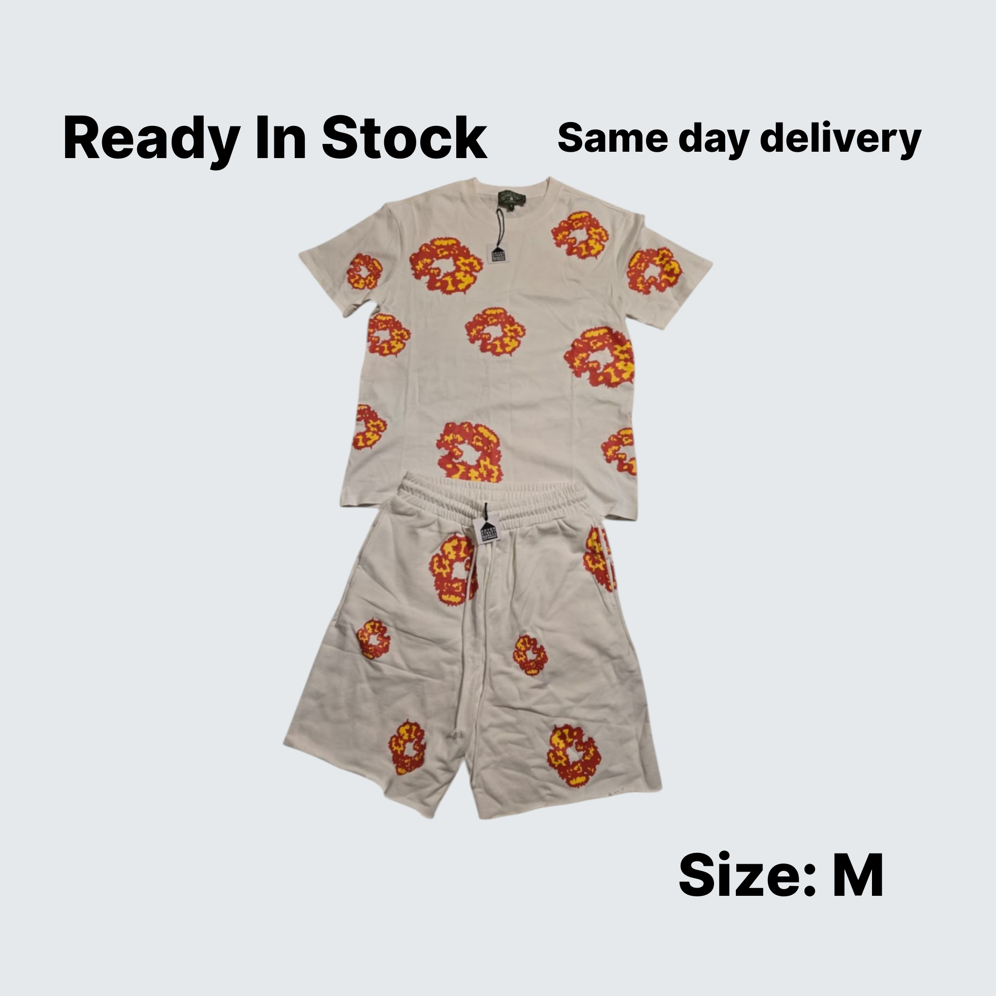 CPFM Brain Patch Tee & Shorts Set