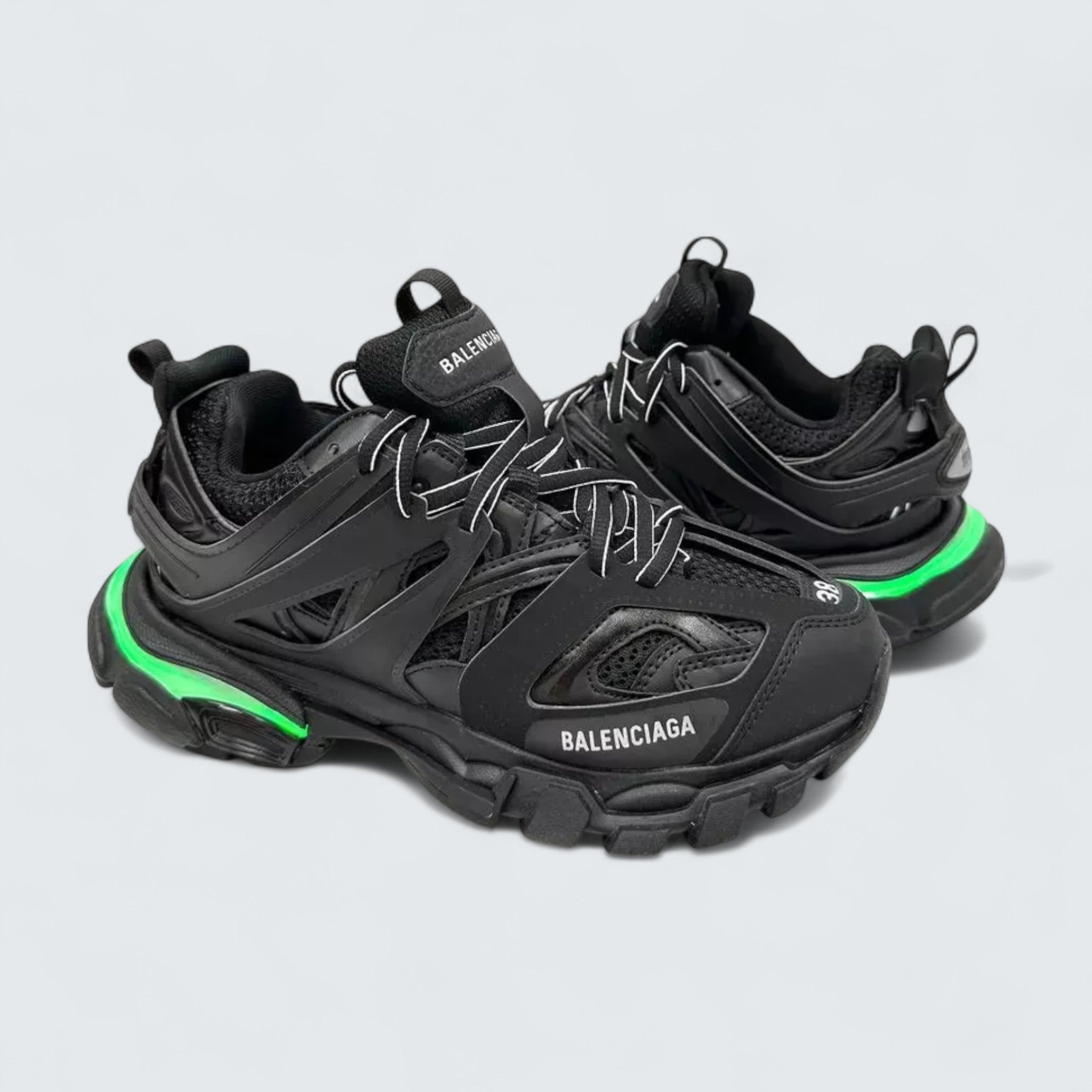 Track LED Sneaker in Black