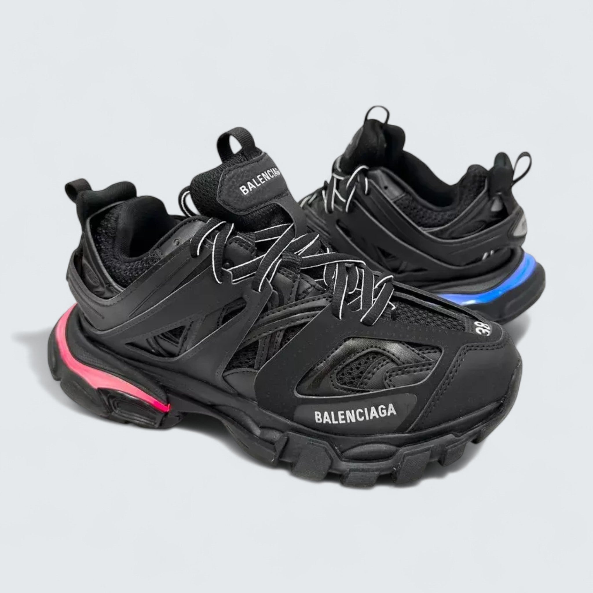 Track LED Sneaker in Black