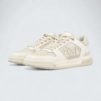 Classic Logo-Appliqué Sneakers 'White/Beige'
