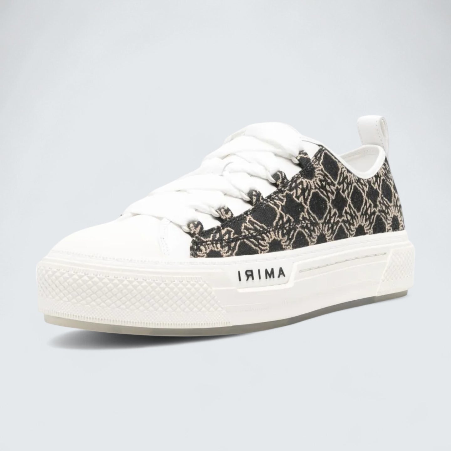 MA Quad Jacquard Court Sneakers Black/Brown