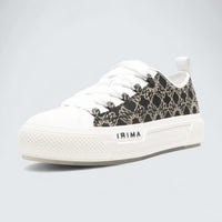 MA Quad Jacquard Court Sneakers Black/Brown