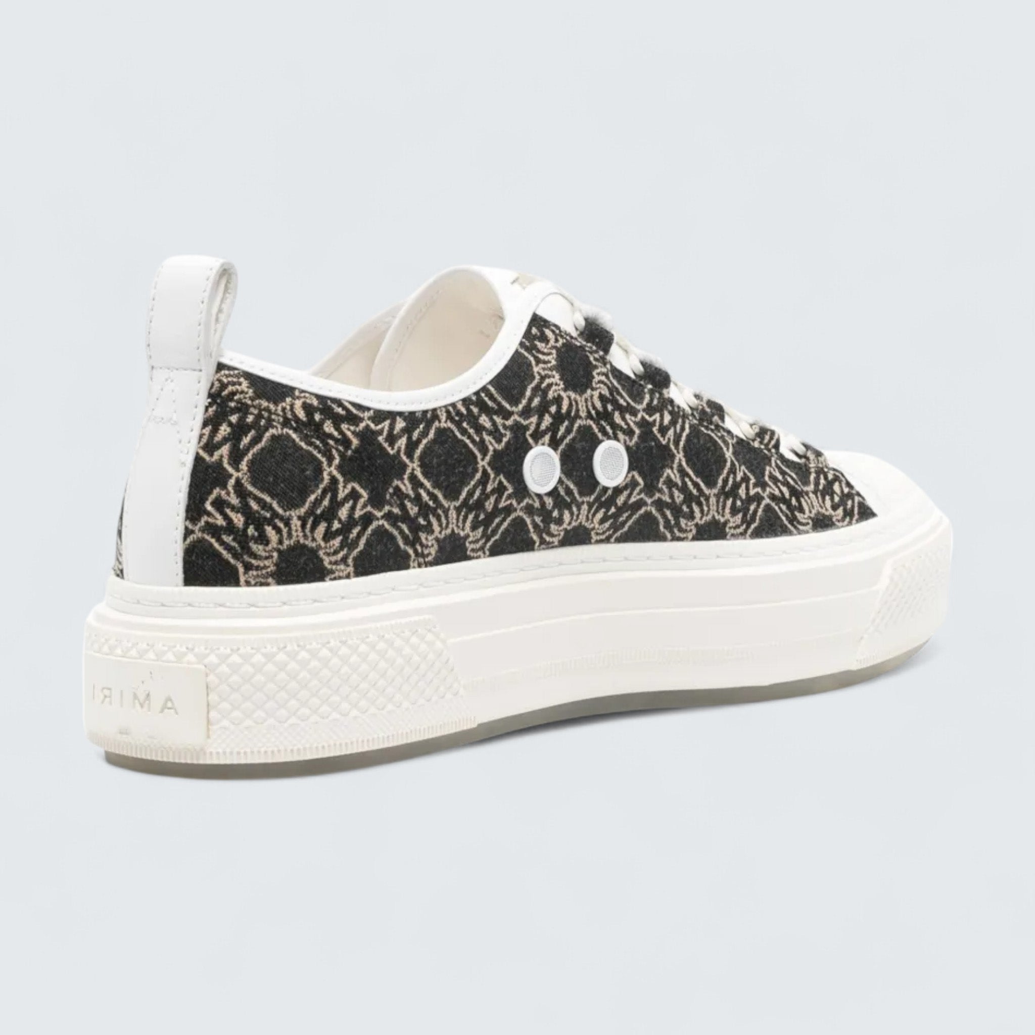 MA Quad Jacquard Court Sneakers Black/Brown