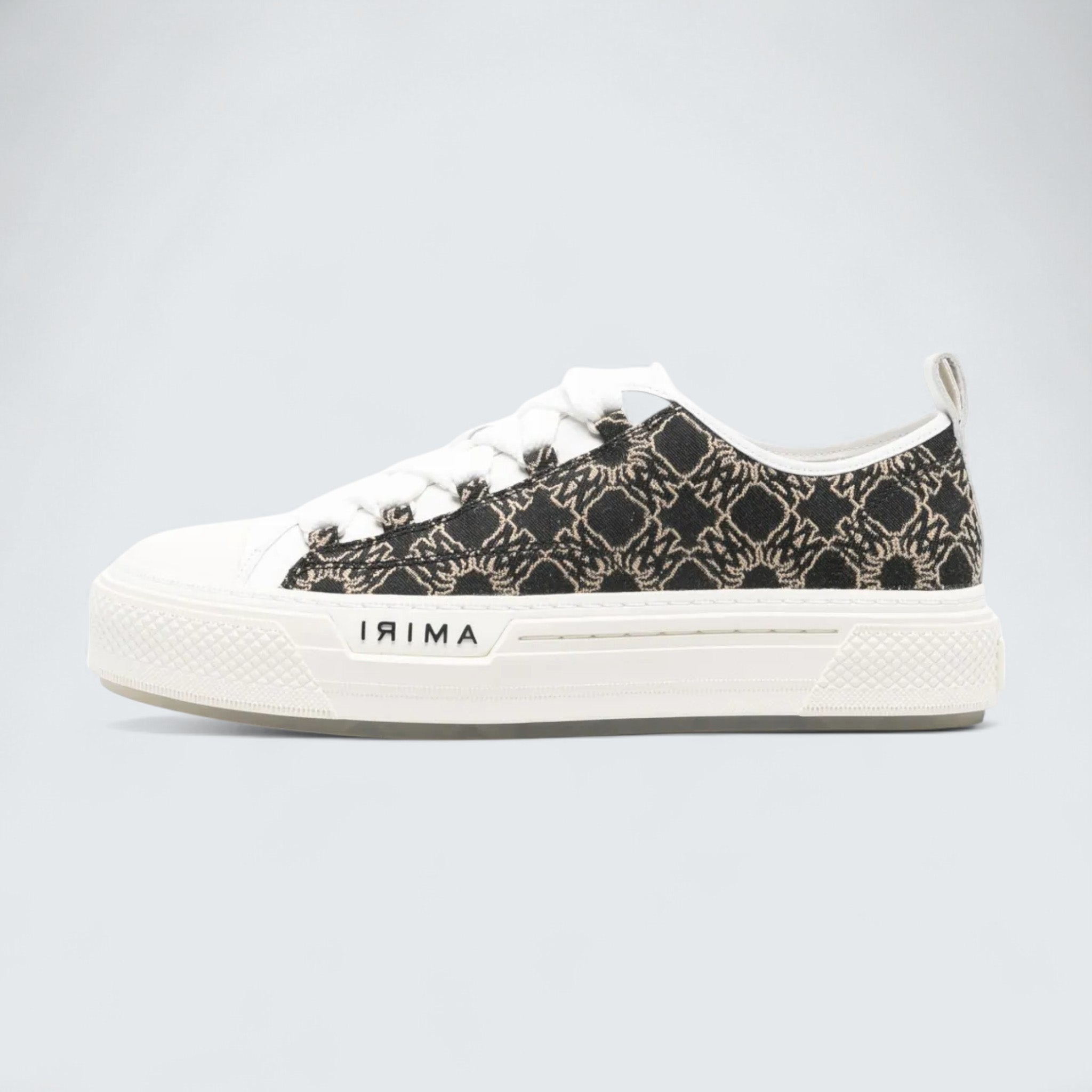 MA Quad Jacquard Court Sneakers Black/Brown