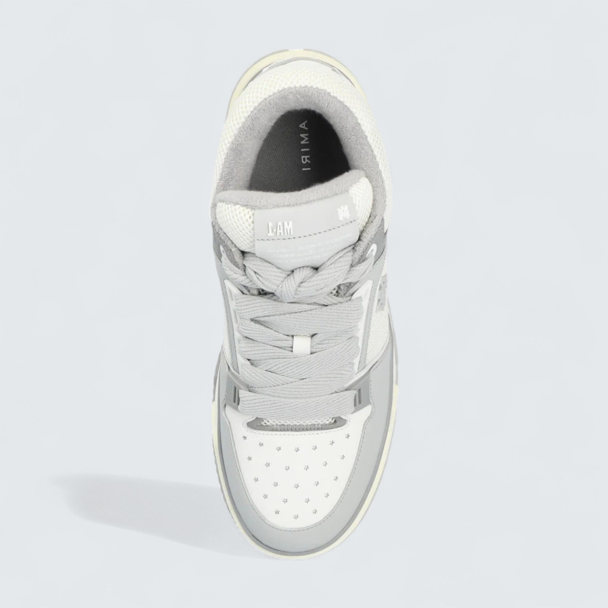 MA-1 Panelled Leather 'Grey/Cool Grey/Cream White'