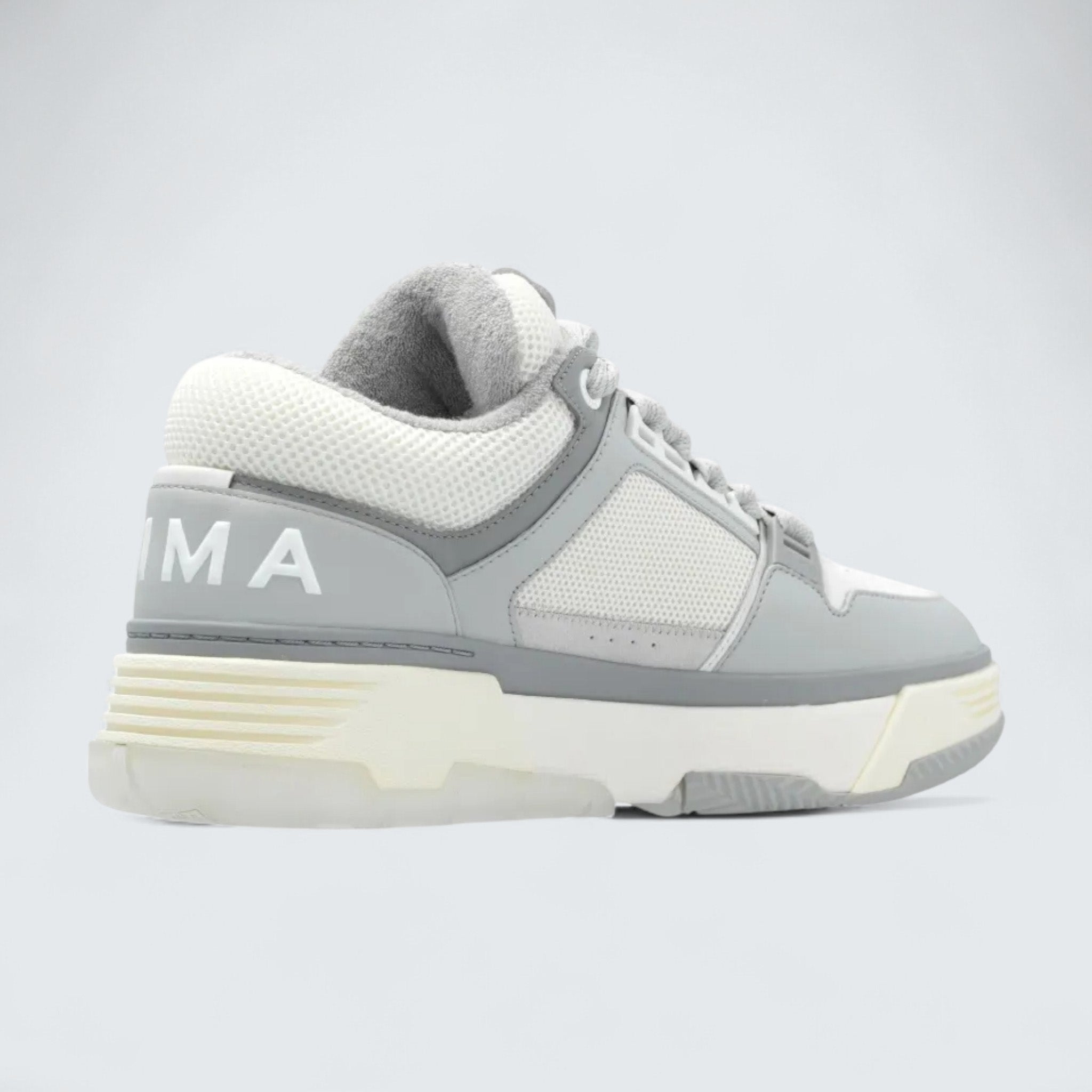 MA-1 Panelled Leather 'Grey/Cool Grey/Cream White'