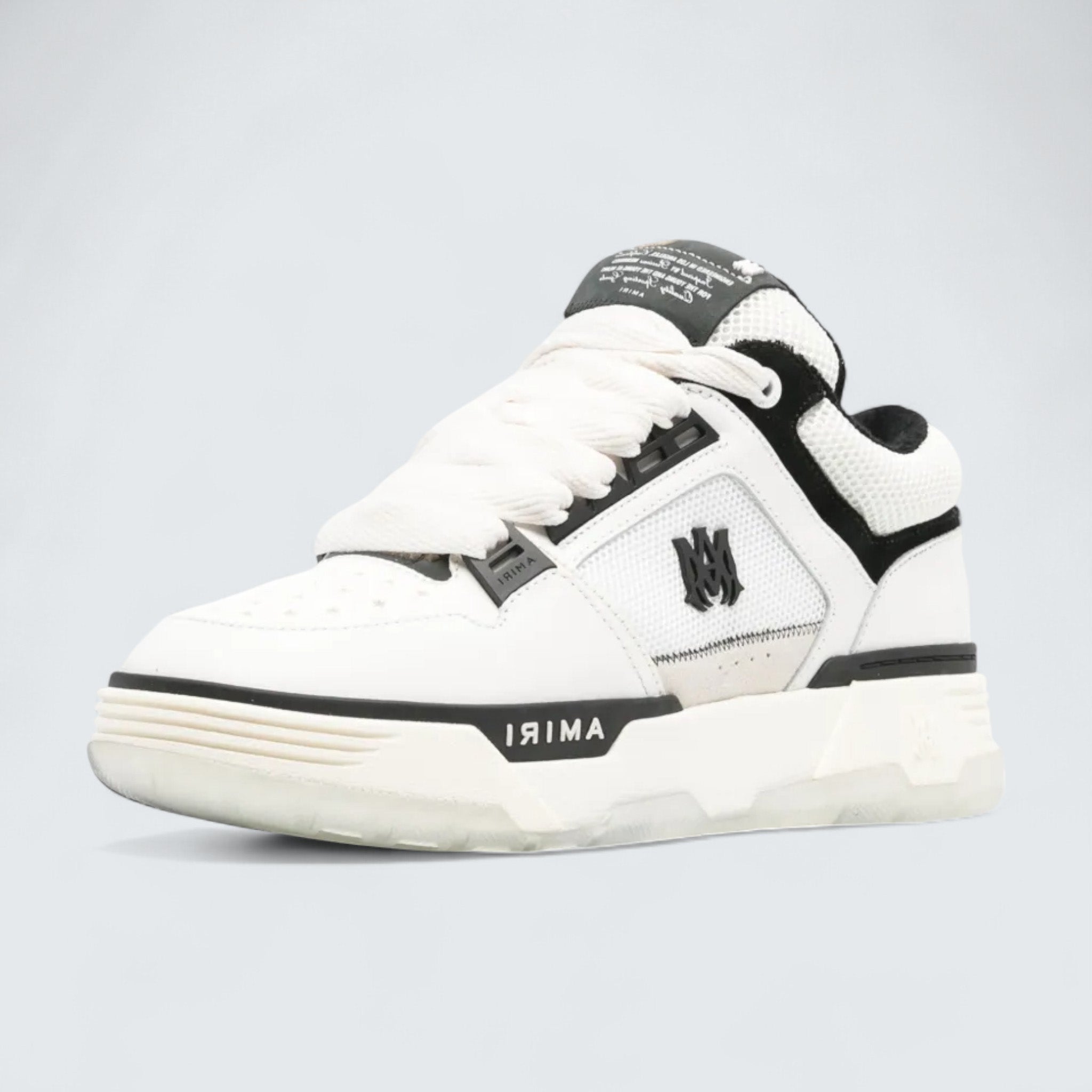 MA-1 Panelled Leather 'White/Black'