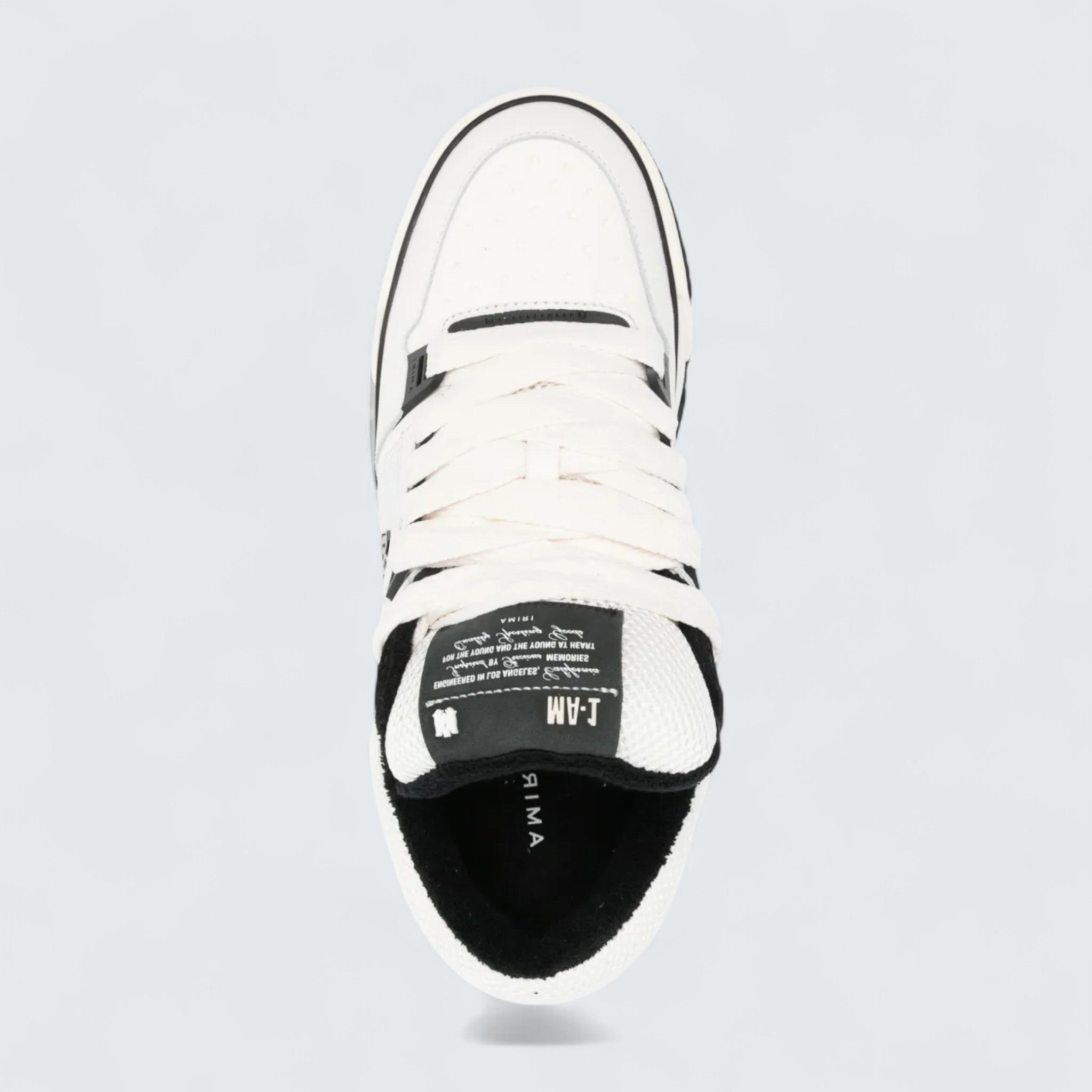 MA-1 Panelled Leather 'White/Black'