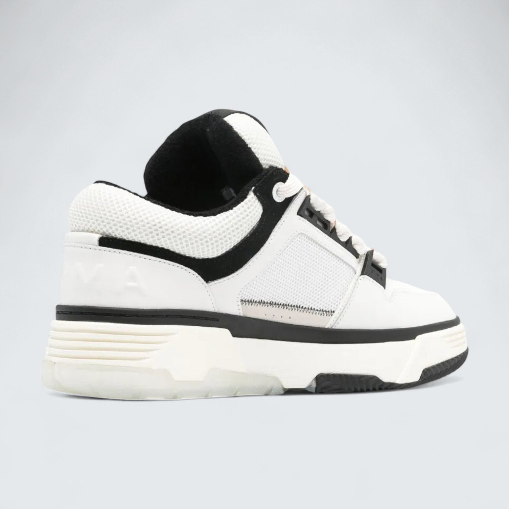 MA-1 Panelled Leather 'White/Black'