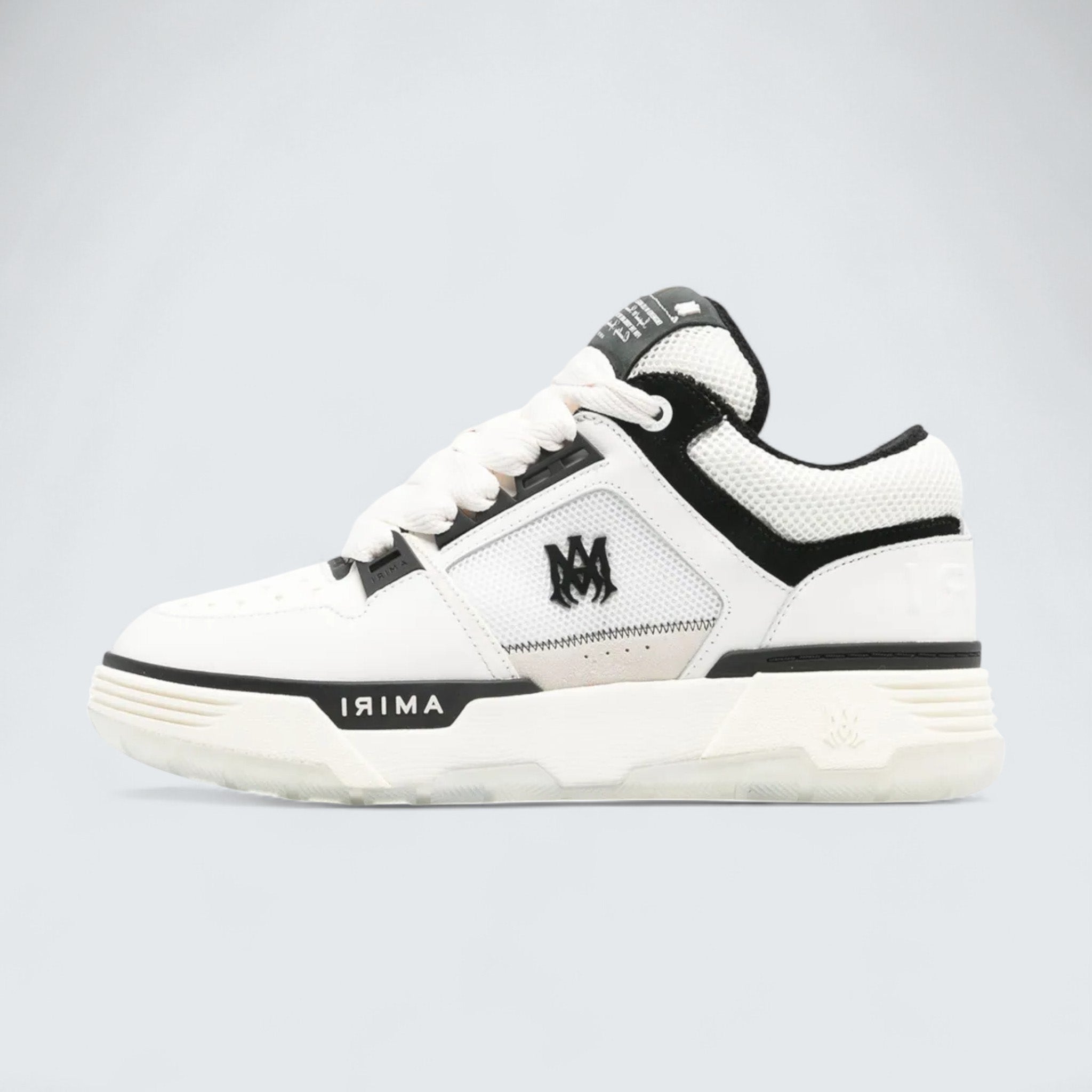 MA-1 Panelled Leather 'White/Black'