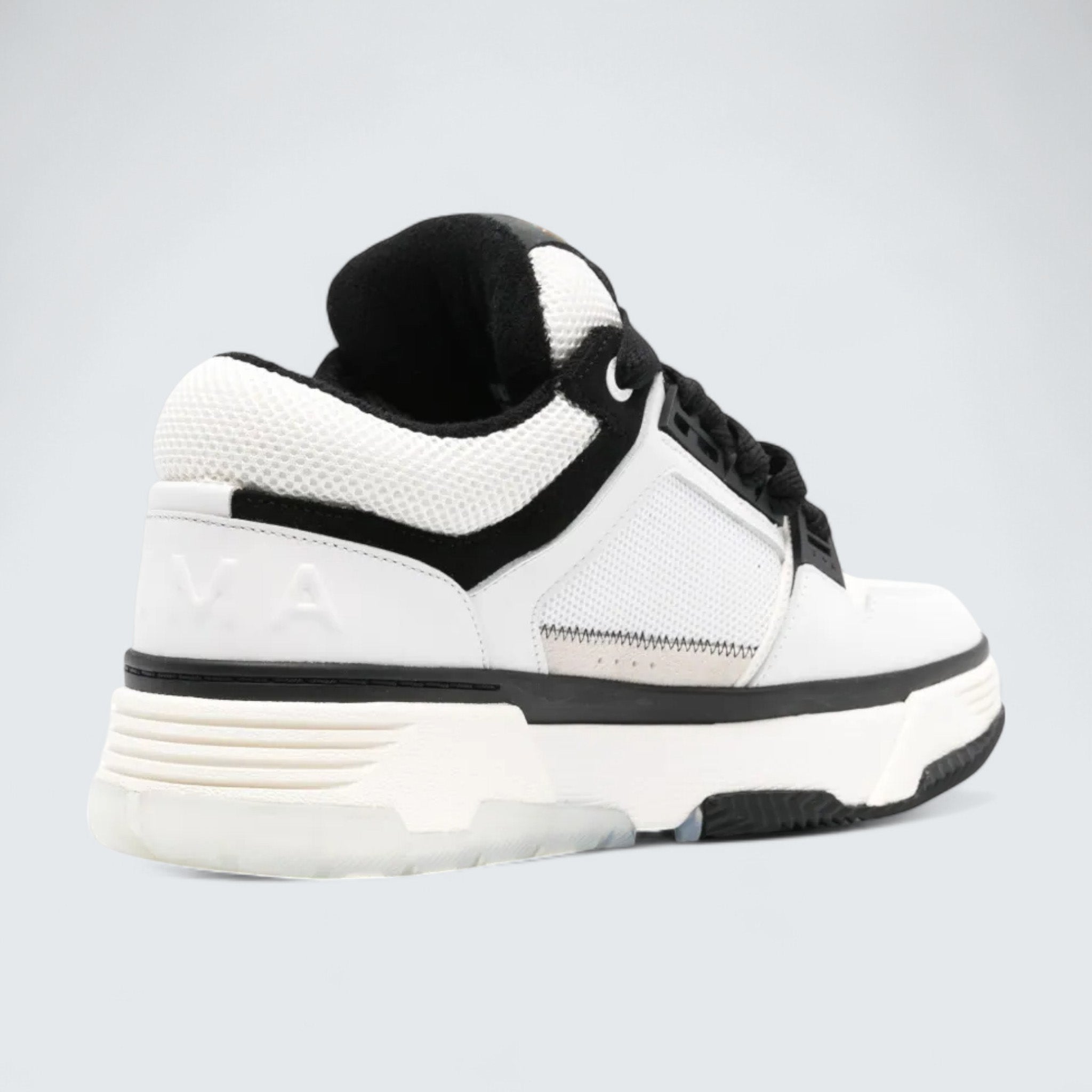 MA-1 Panelled Leather 'White/Black'