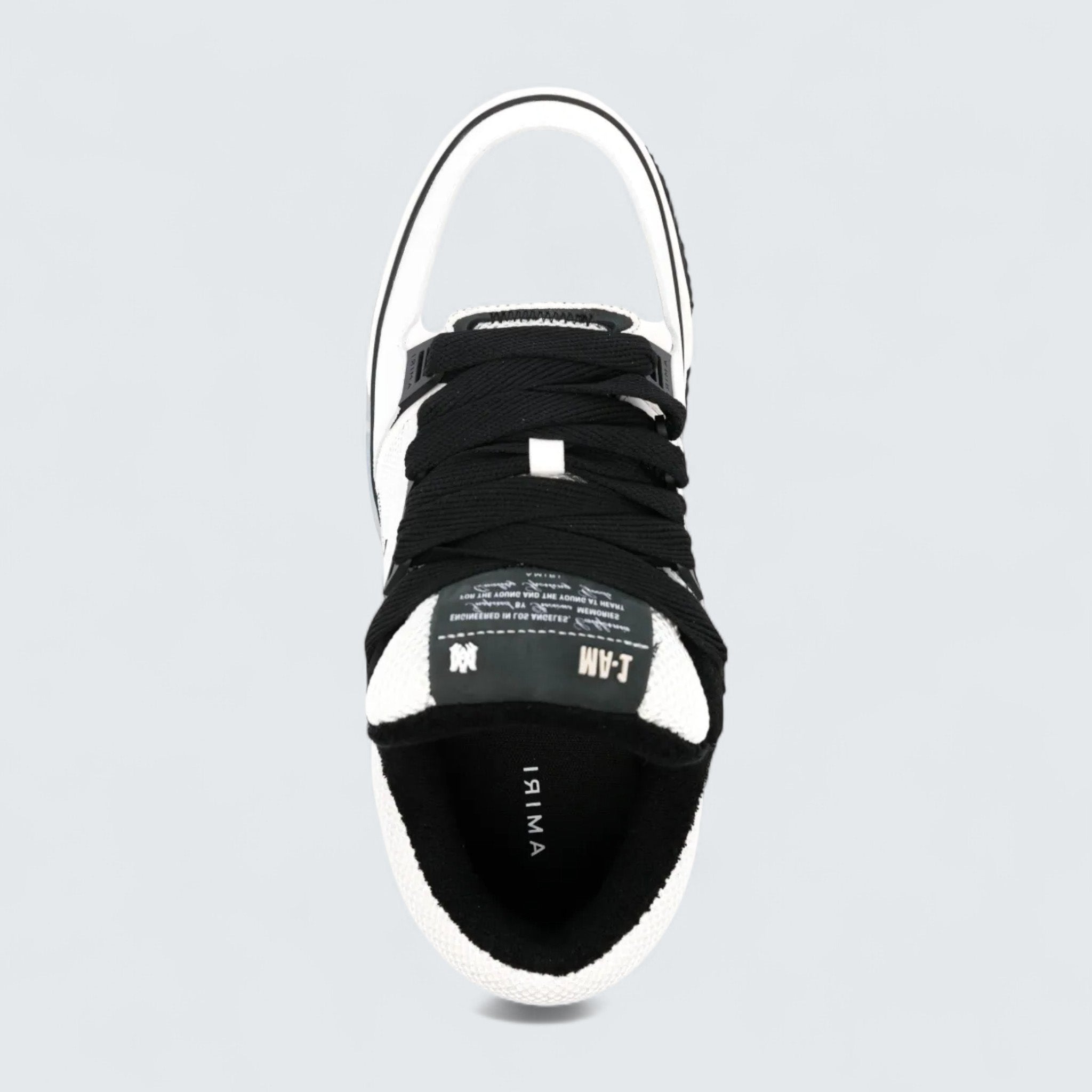 MA-1 Panelled Leather 'White/Black'