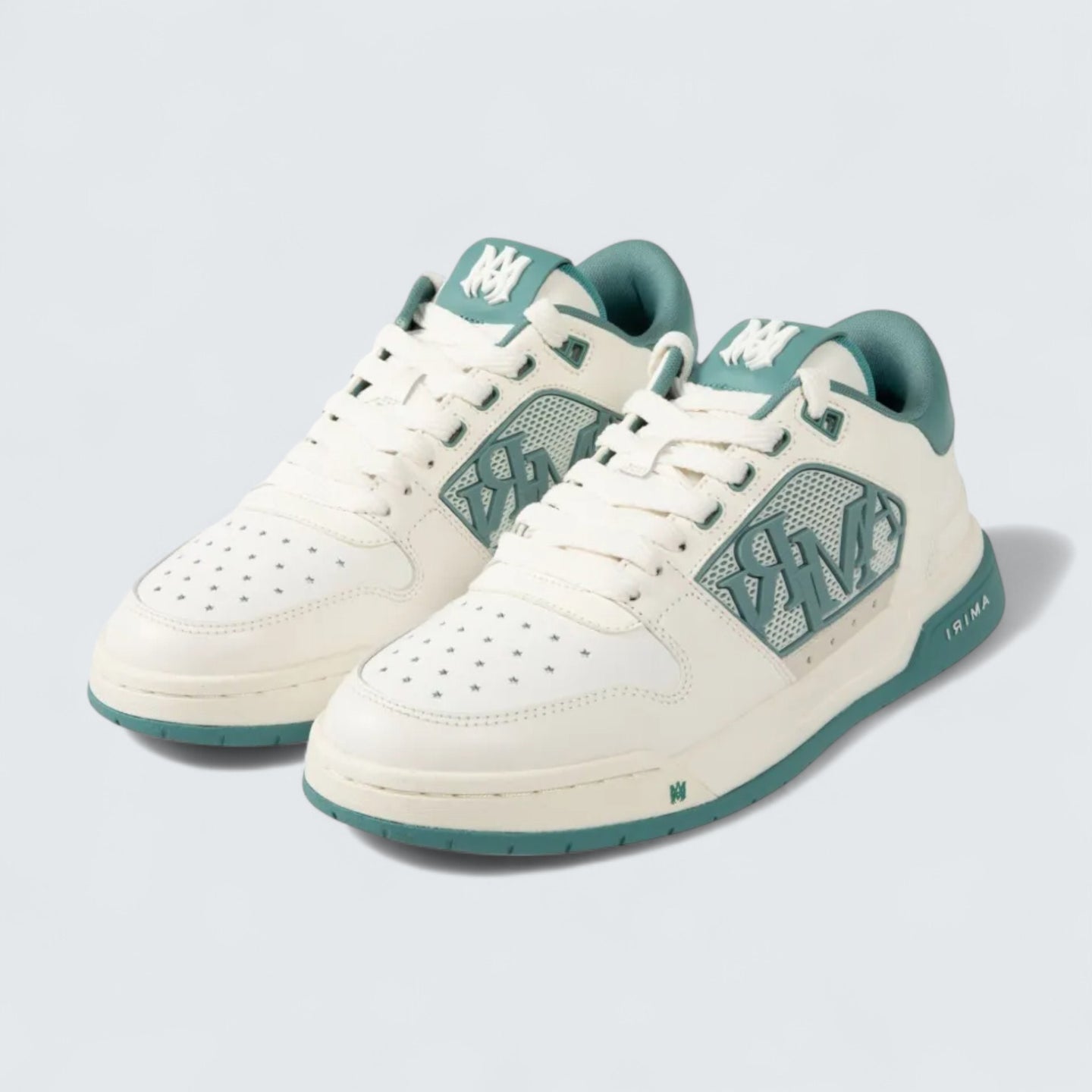 MA Quad Debossed Sneakers 'White/Mint Blue'