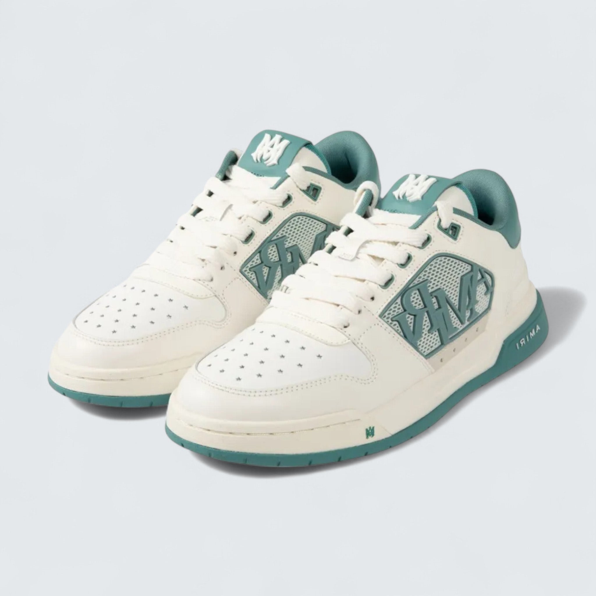 MA Quad Debossed Sneakers 'White/Mint Blue'