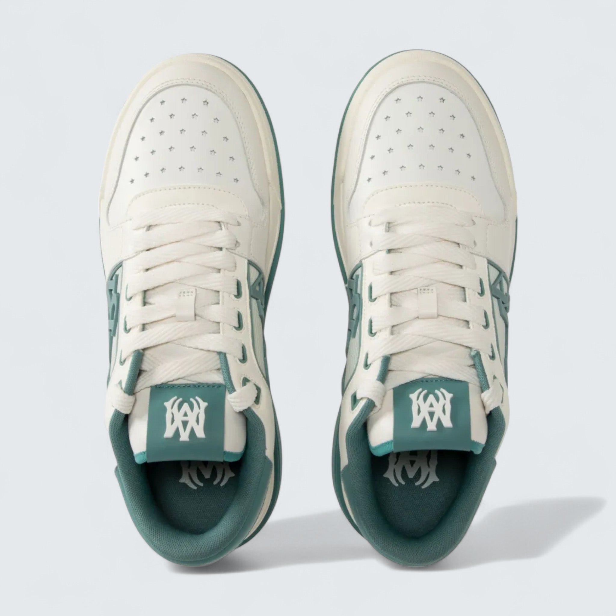 MA Quad Debossed Sneakers 'White/Mint Blue'