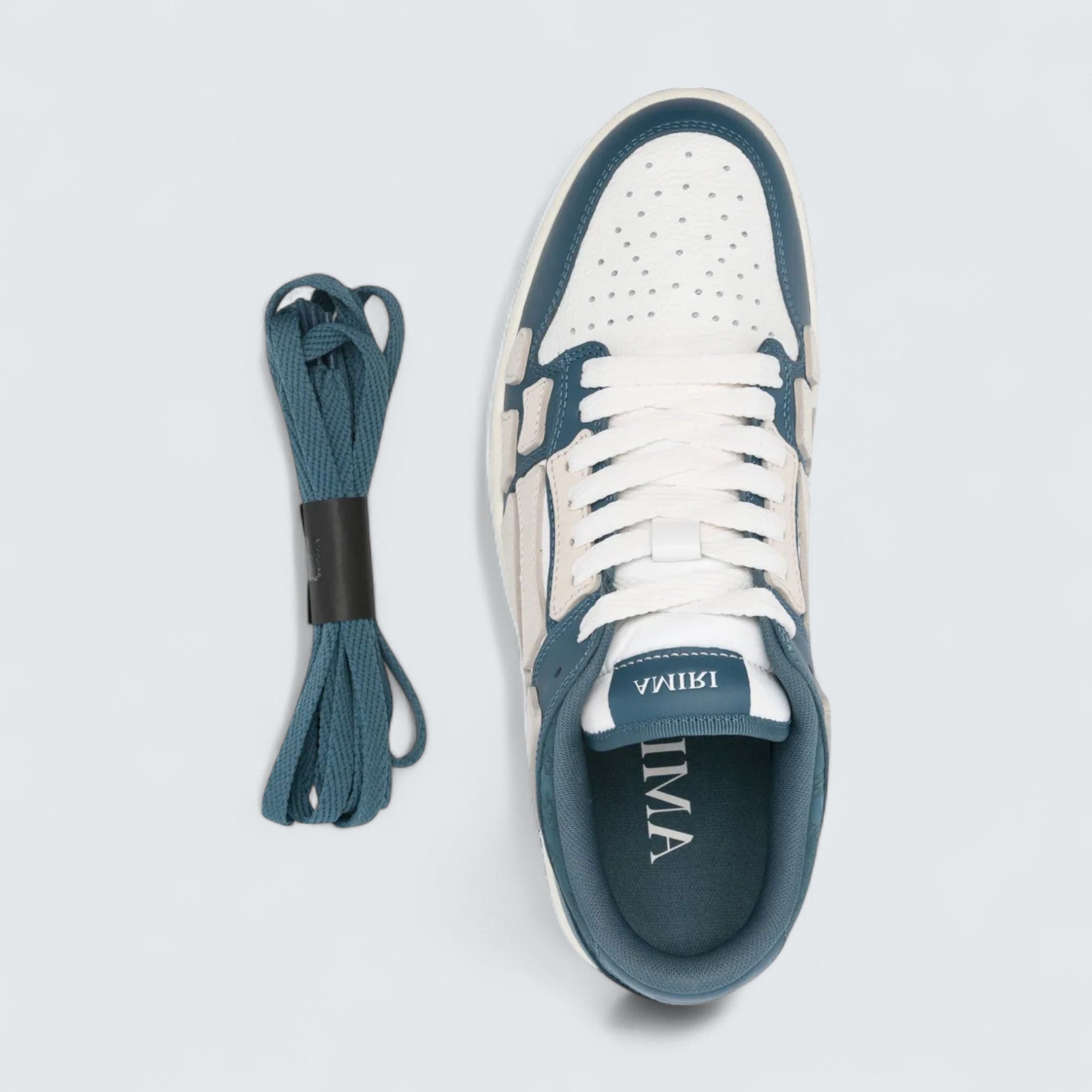 Ma Quad Skel Top Low 'Teal Blue/White'