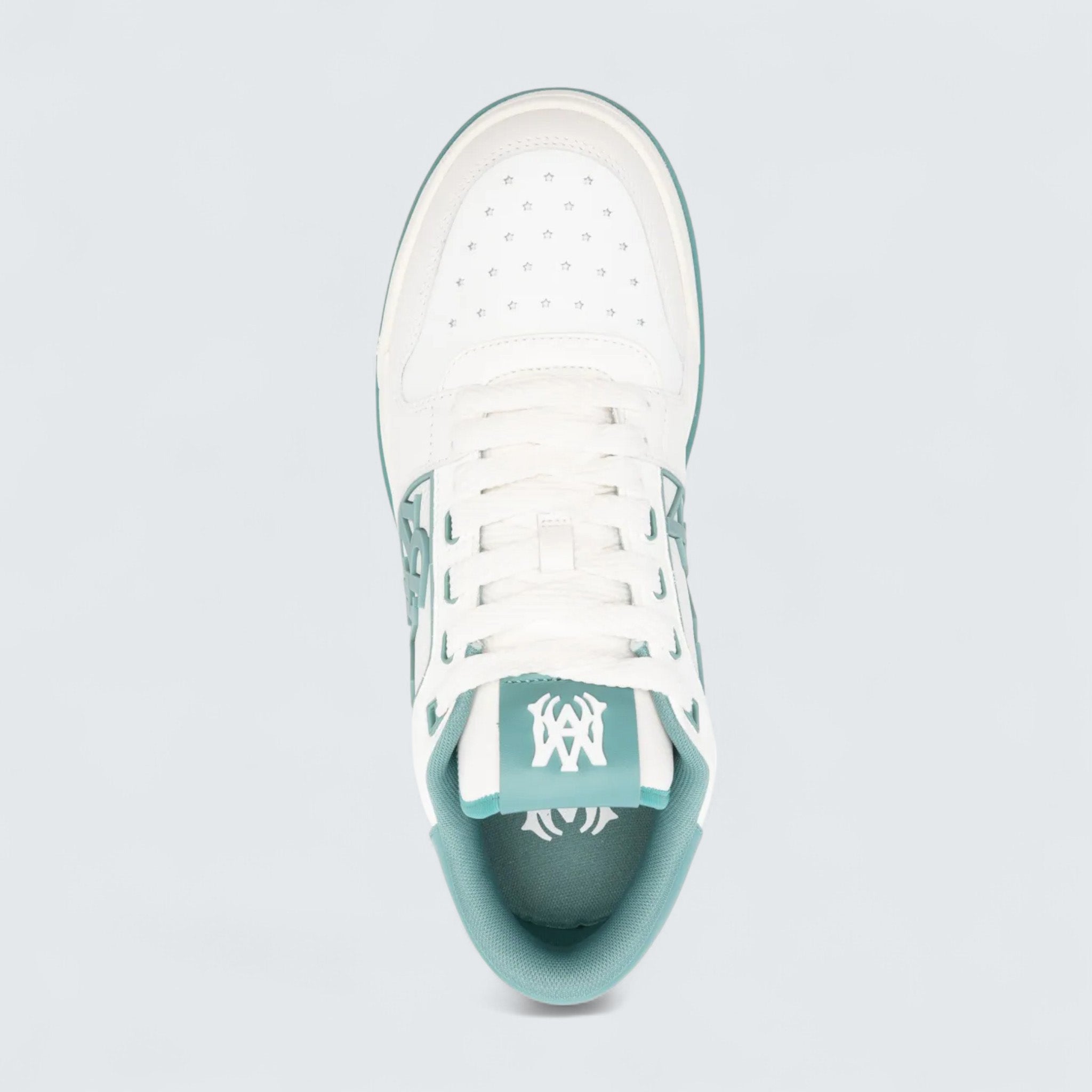 Skel Top Low 'White/Light Blue'