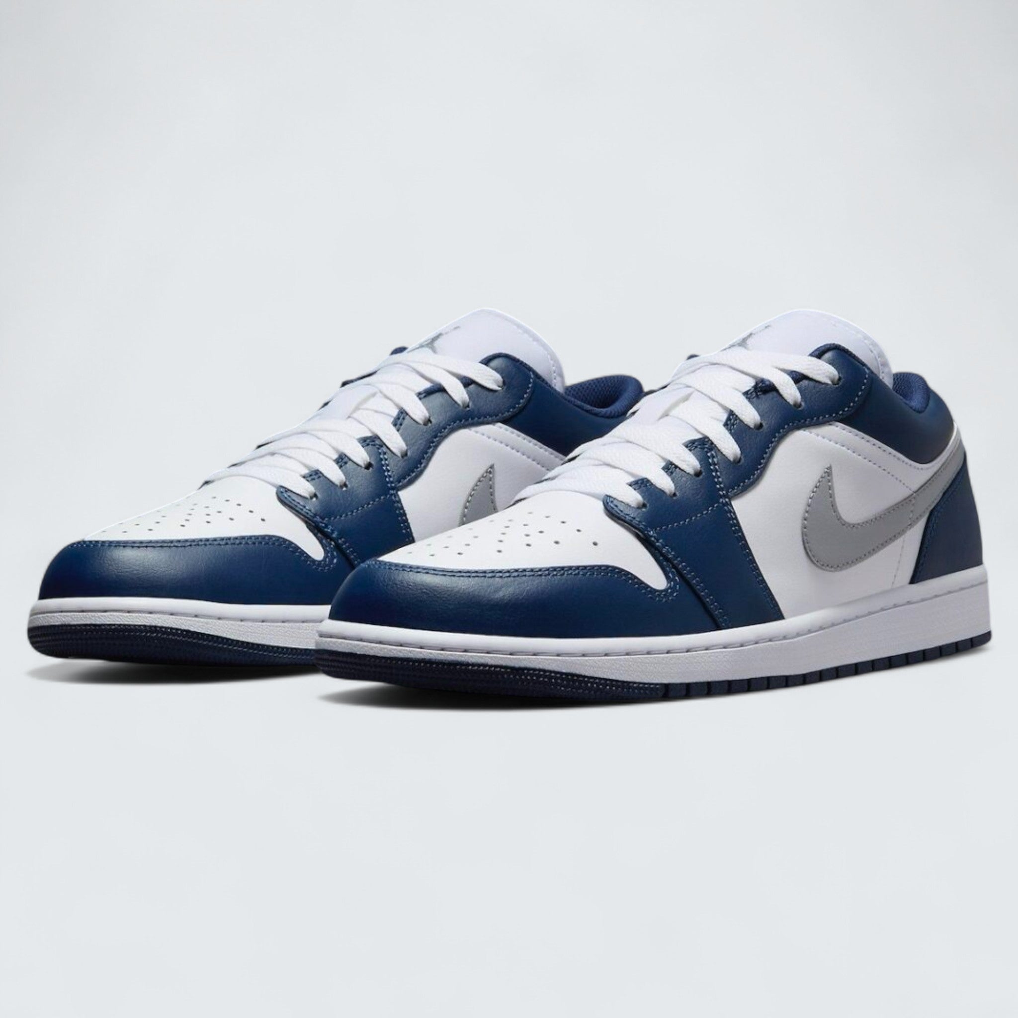 Air Jordan 1 Low 'White Wolf Grey Midnight Navy'