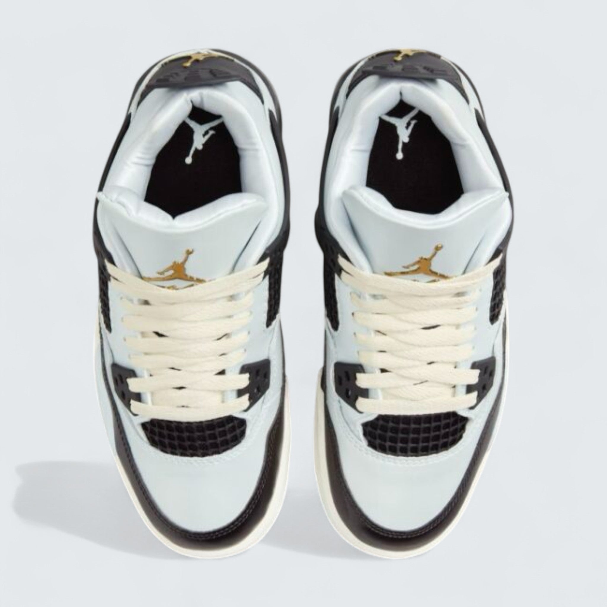 Air Jordan 4 'Pure Platinum – Metallic Gold'