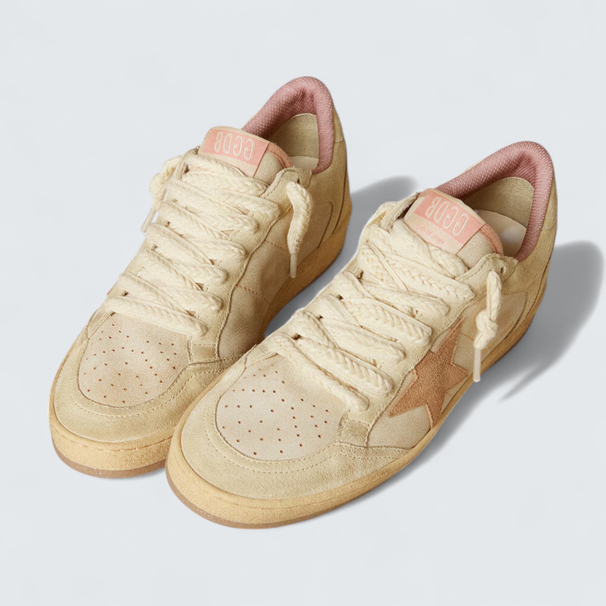 Ball Star LTD 'Leather and Suede with Suede Star and Heel Tab'