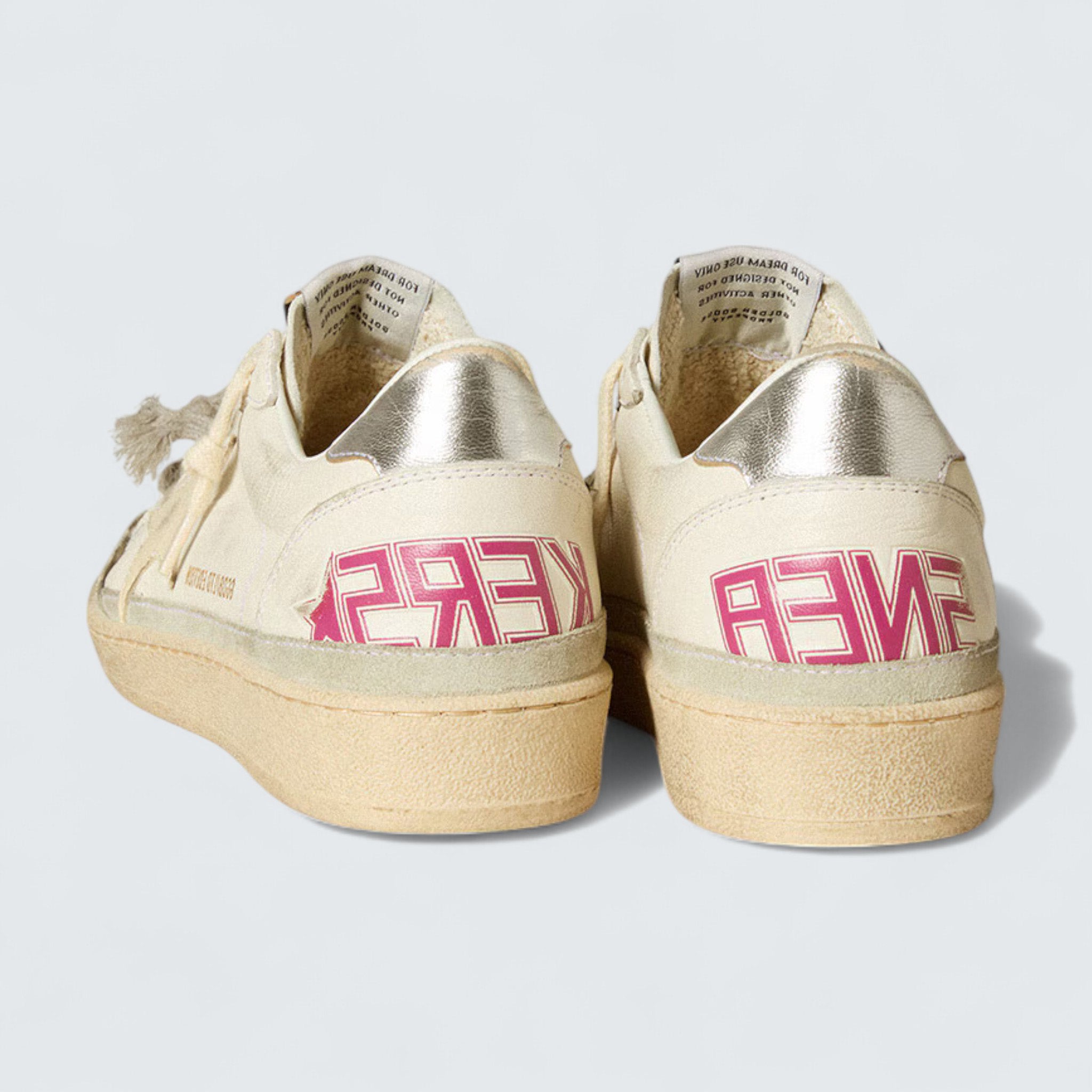 Ball Star LTD 'Nappa Leather with Leather Star and Metallic Leather Heel Tab'