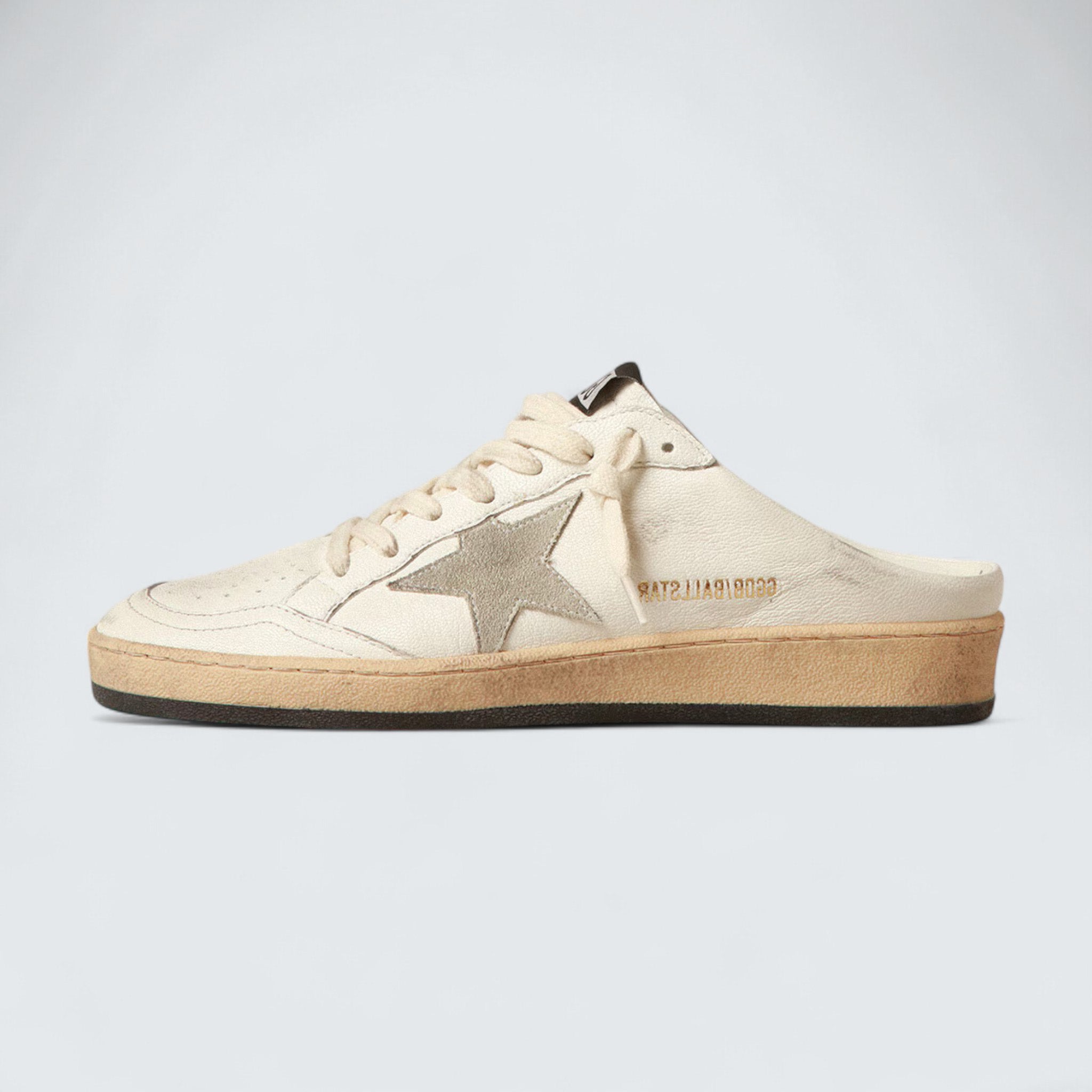 Ball Star Sabot 'Nappa Leather with Ice-Gray Suede Star'