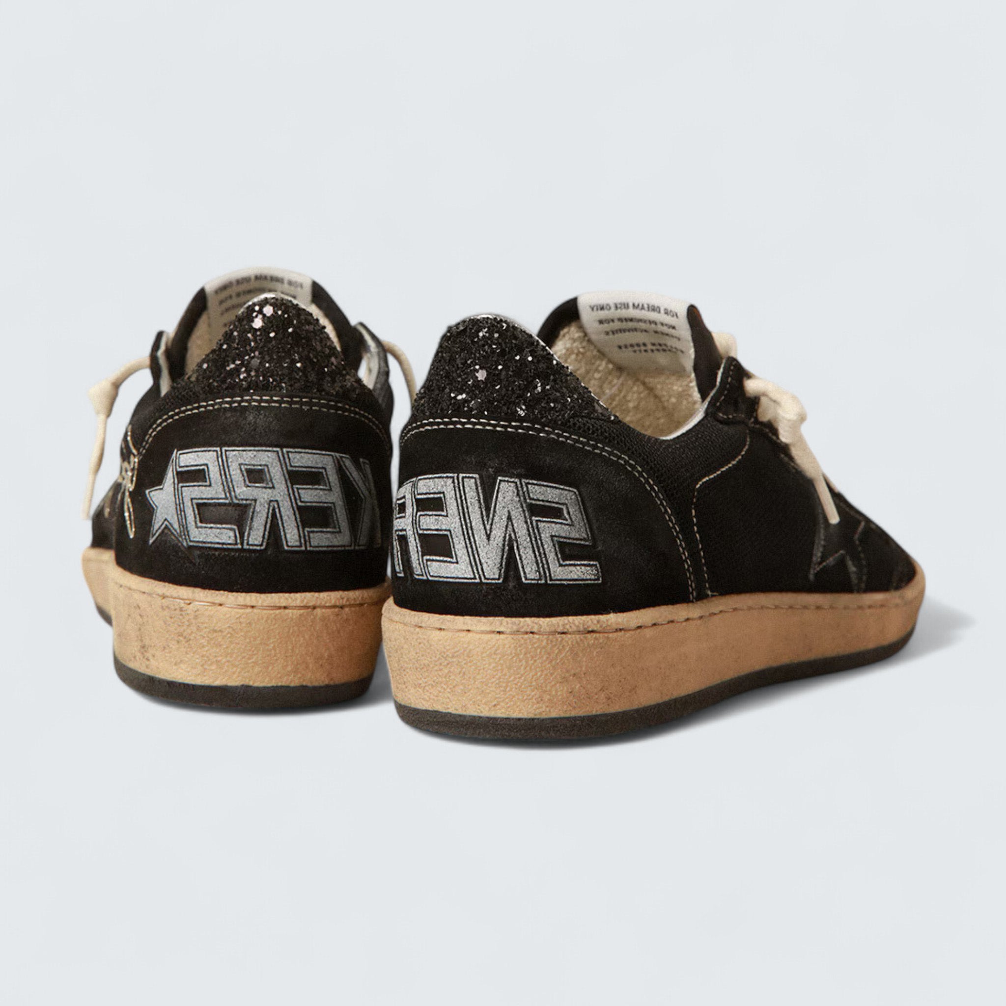 Ball Star 'Black Mesh with Black Suede Star'
