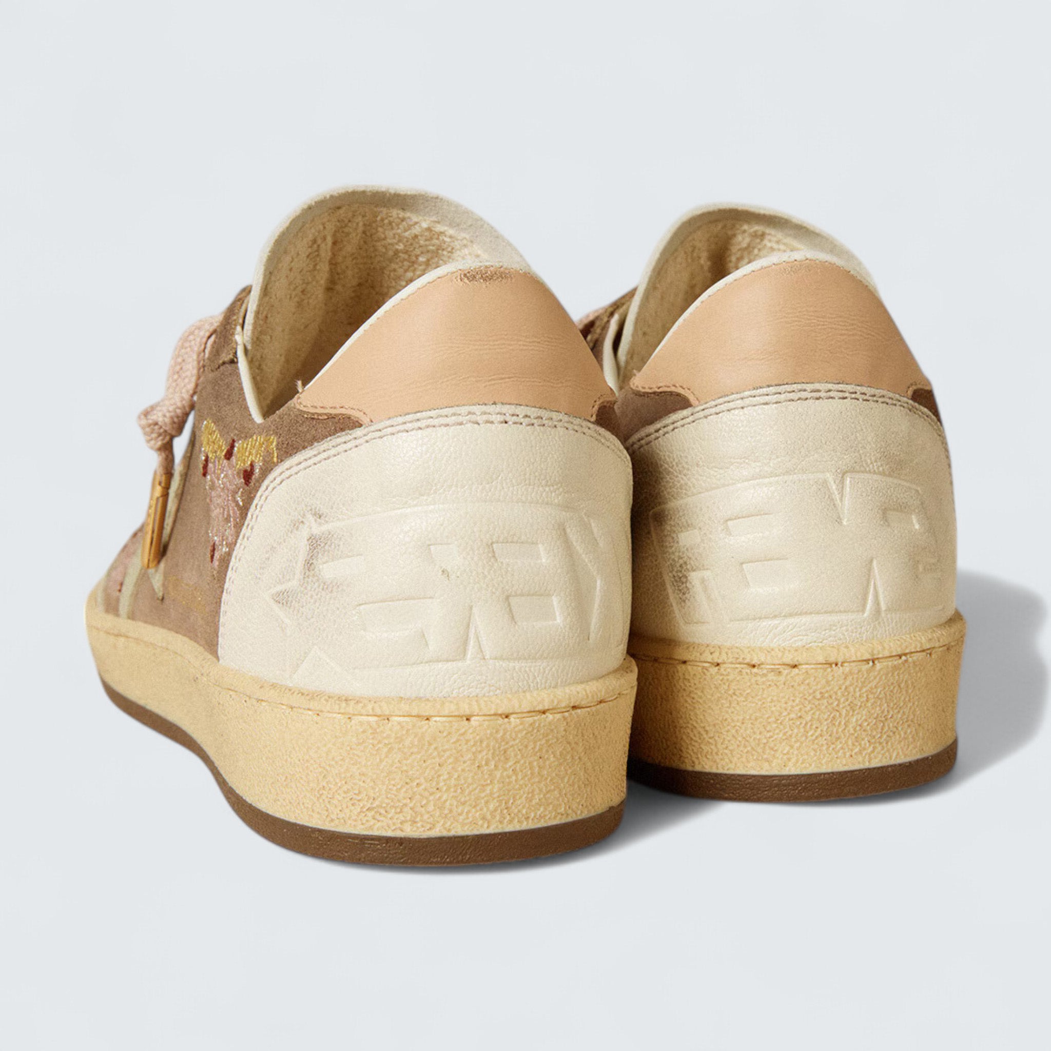 Ball Star 'Brown Suede with Leather Star and Heel Tab'