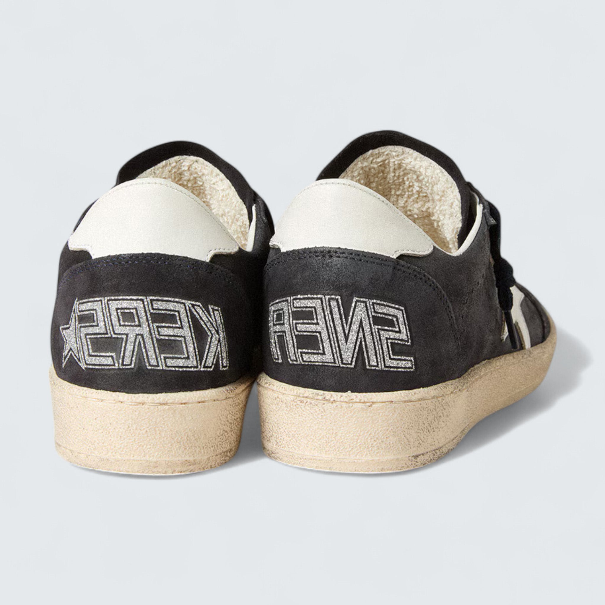Ball Star 'Dark Blue Suede with White Leather Star and Heel Tab'