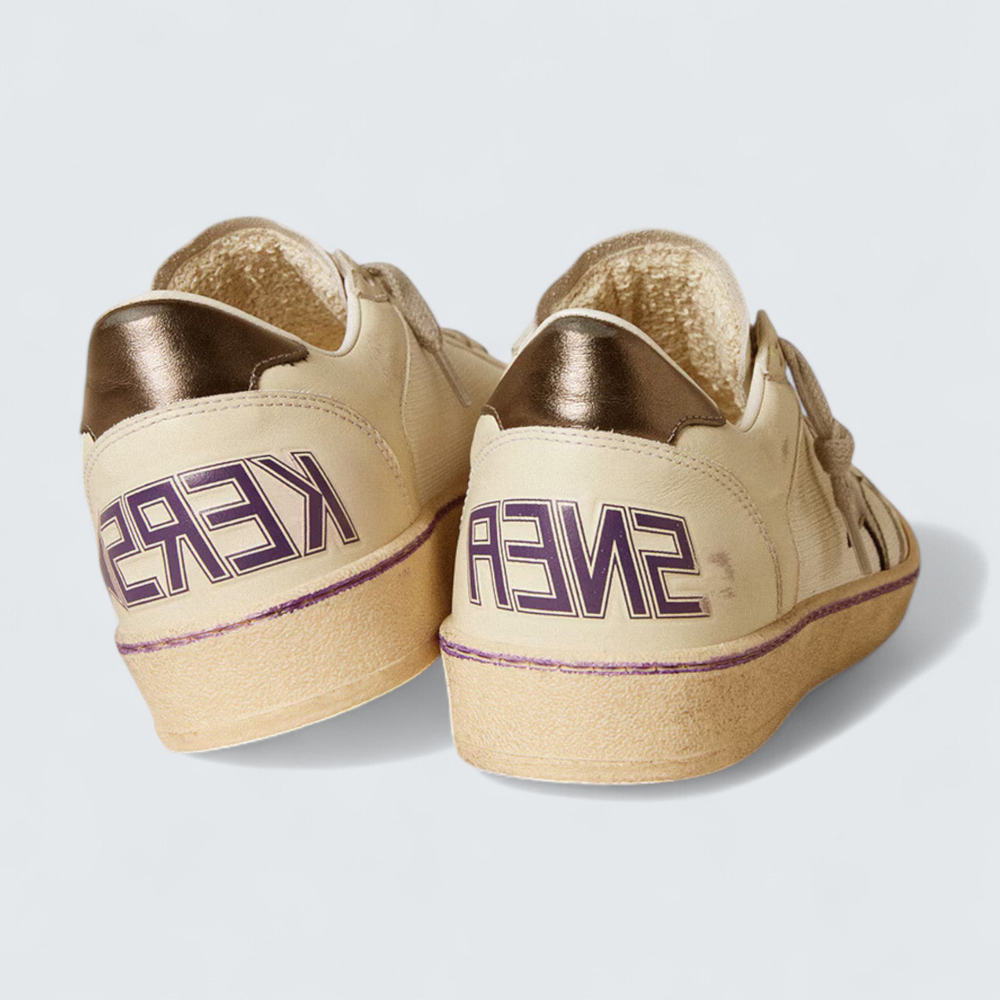 Ball Star 'Mesh and Leather with Metallic Leather Star and Heel Tab'