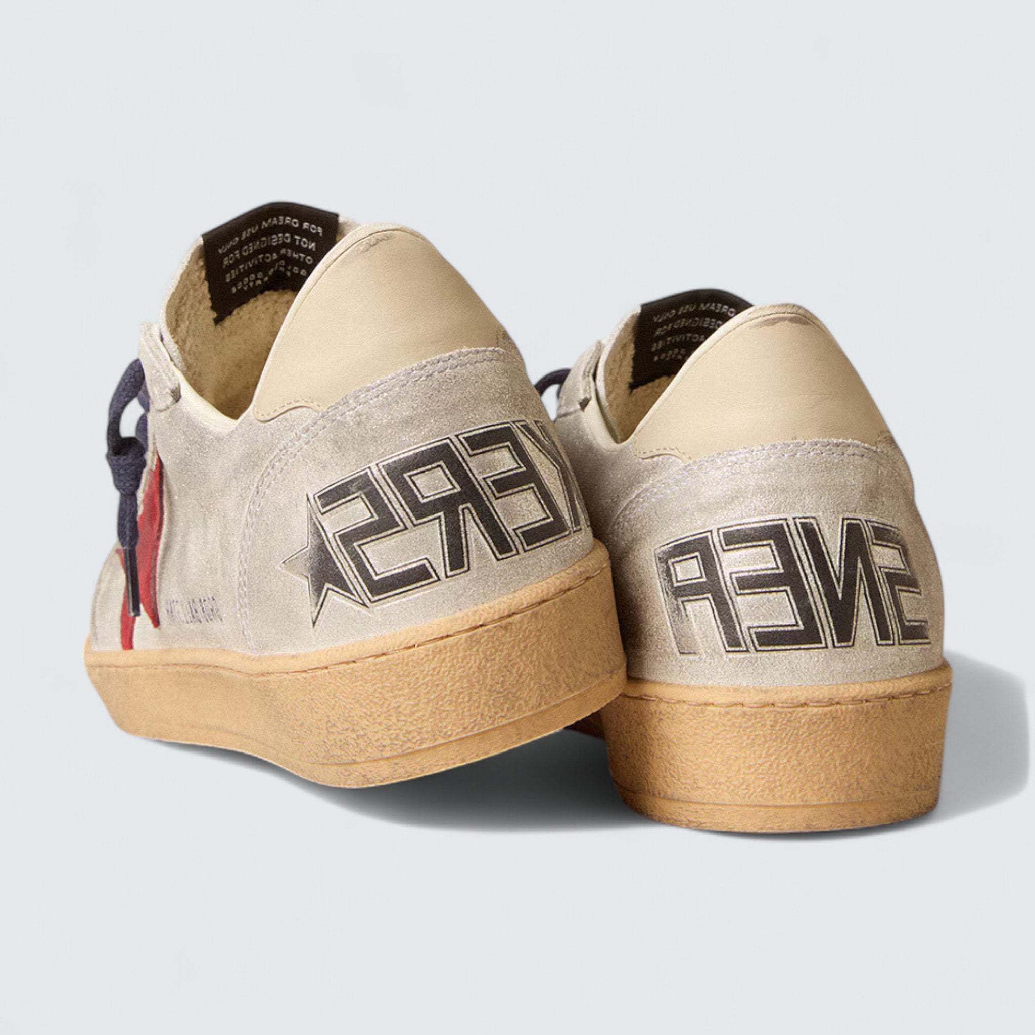 Ball Star 'Metallic Suede with Suede Star and Leather Heel Tab'