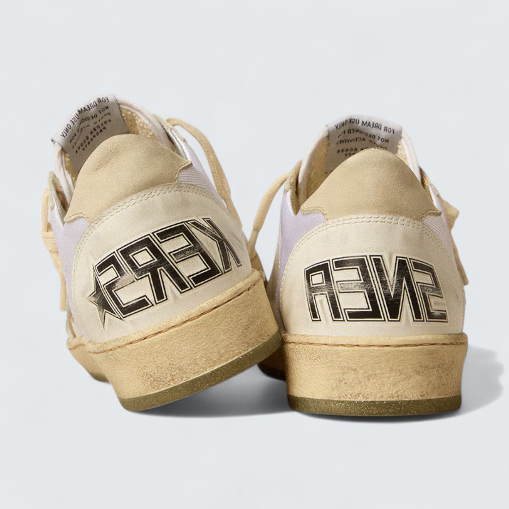 Ball Star 'Nylon and Leather with Pink and Light Blue Star and Beige Heel Tab'