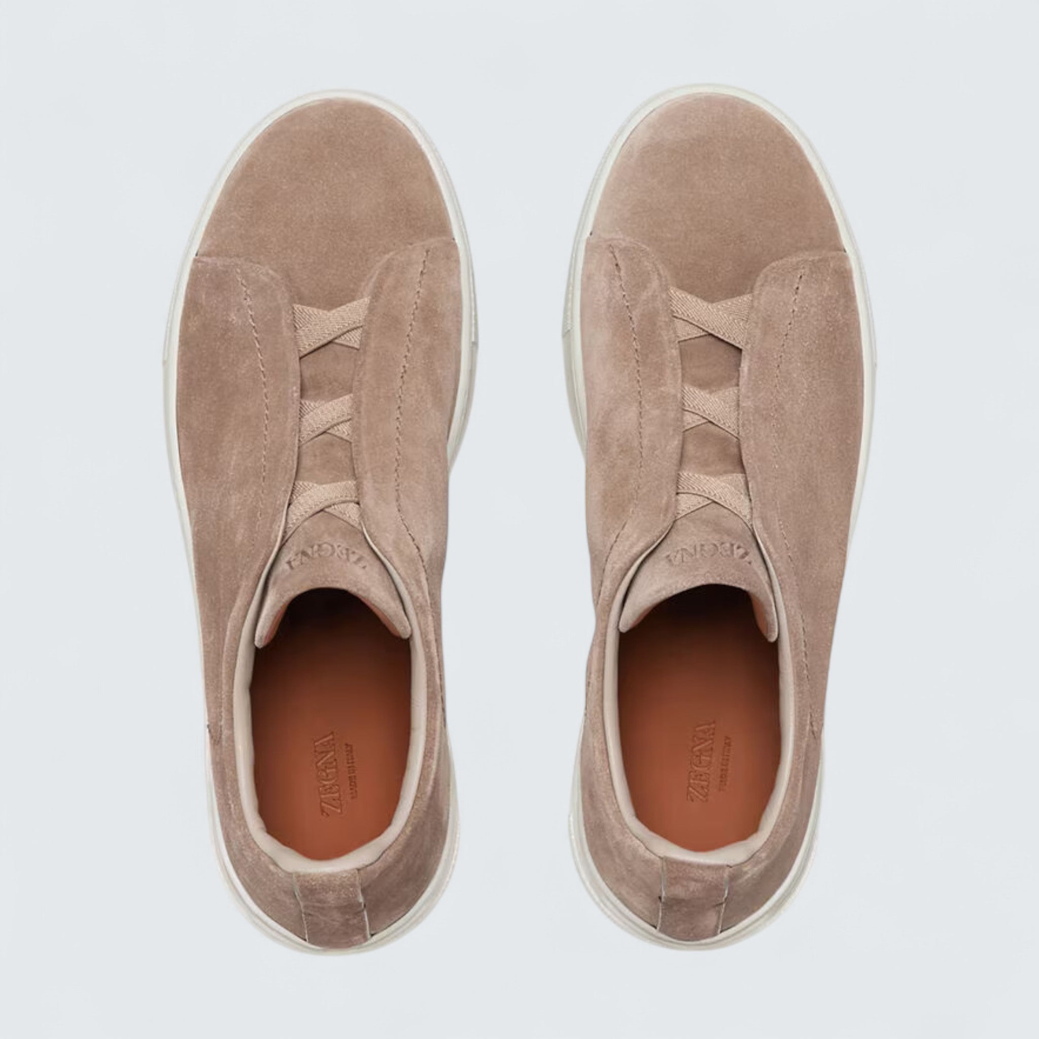 Beige Suede Triple Stitch™ Sneakers