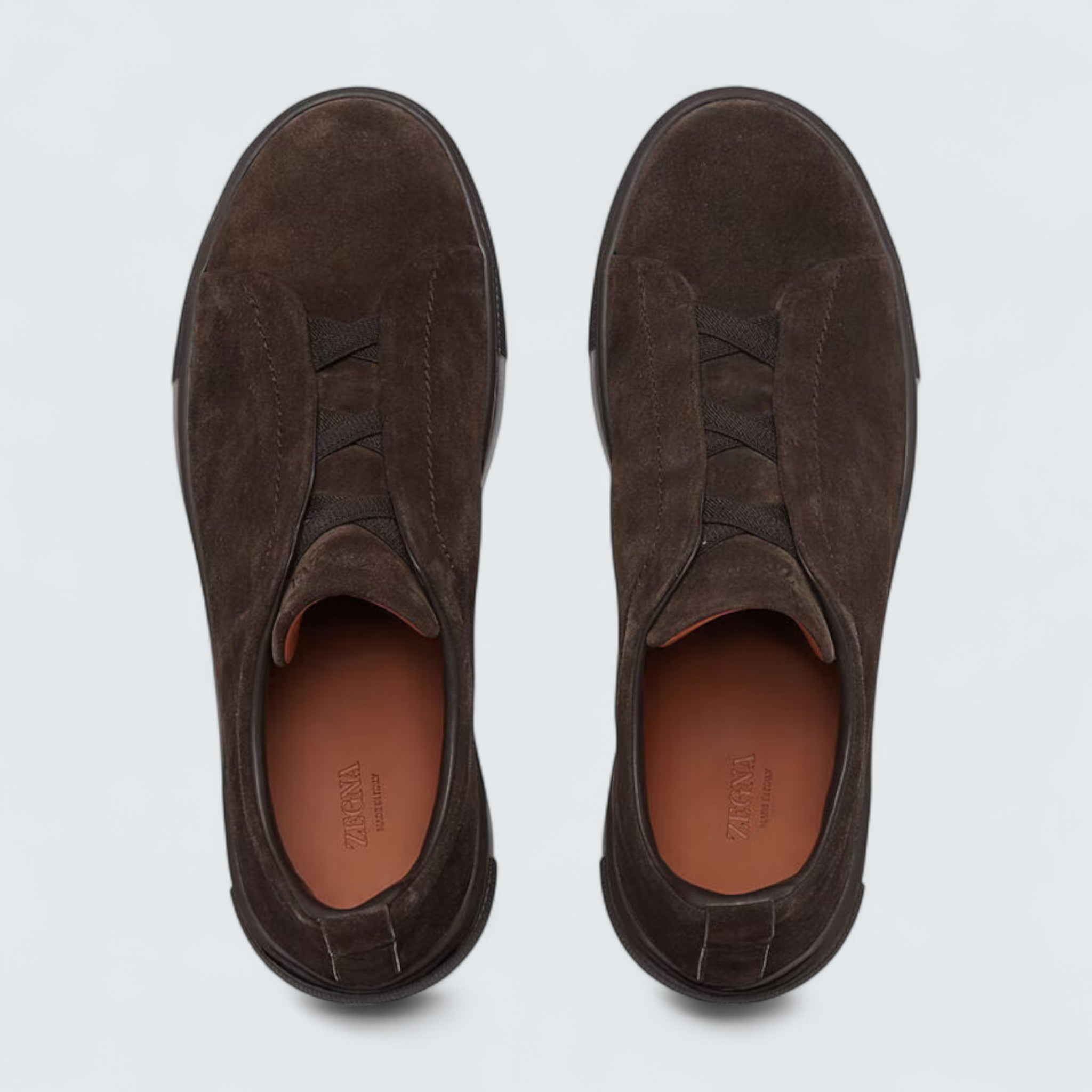 Brown Suede Triple Stitch™ Sneakers