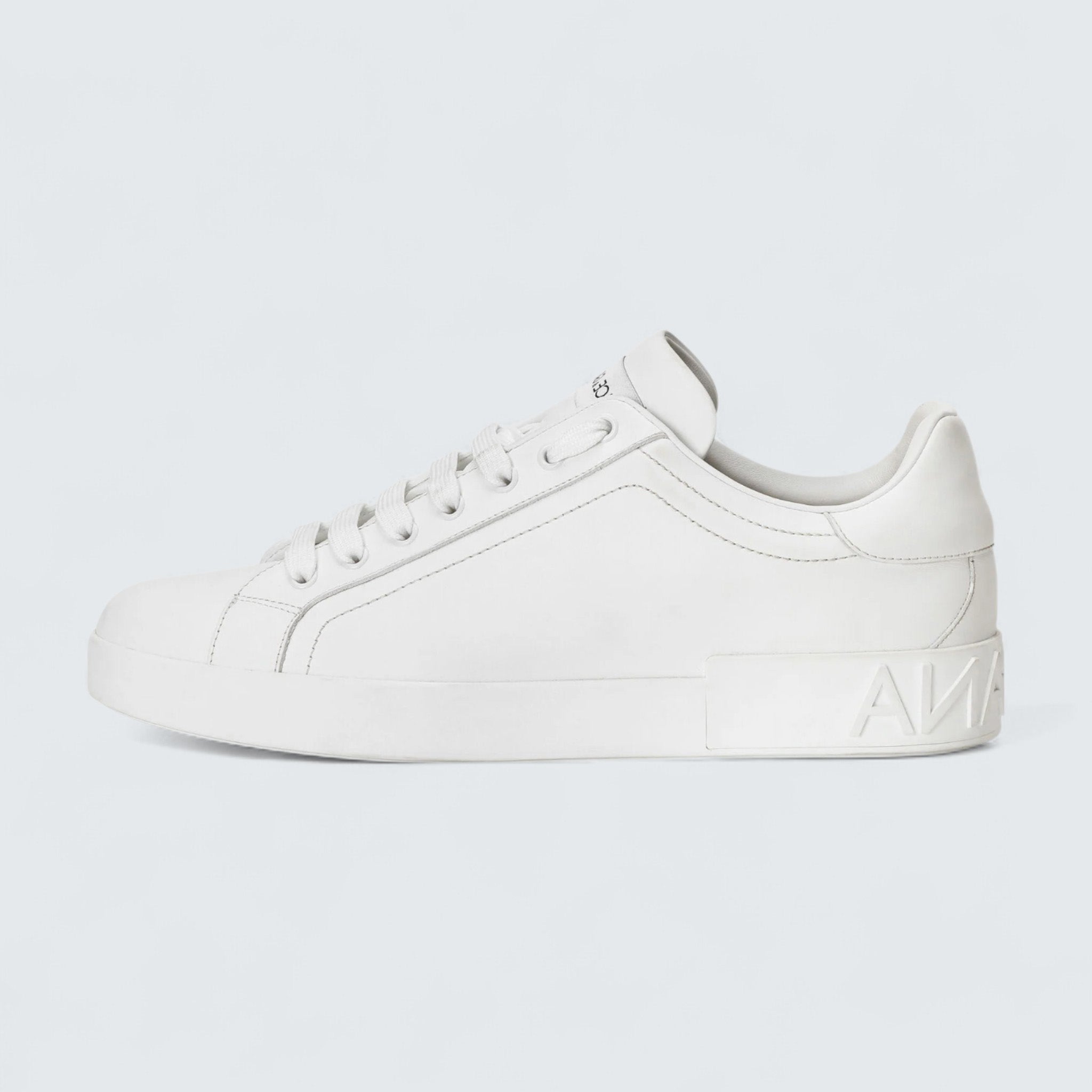 D&G Calfskin Portofino Sneakers 'White'