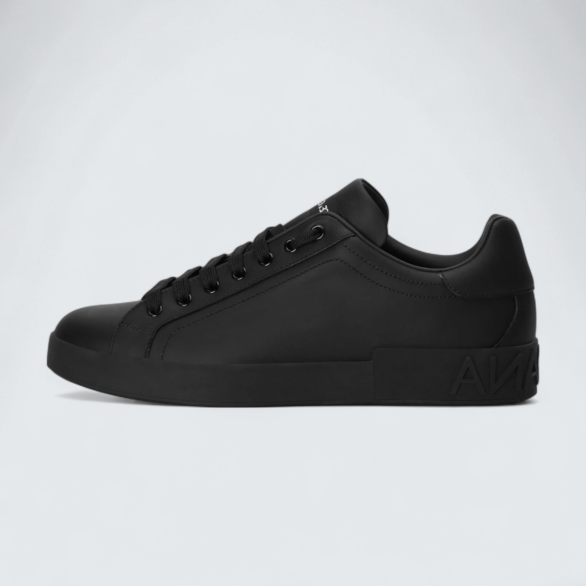 D&G Calfskin Portofino Sneakers 'Black'
