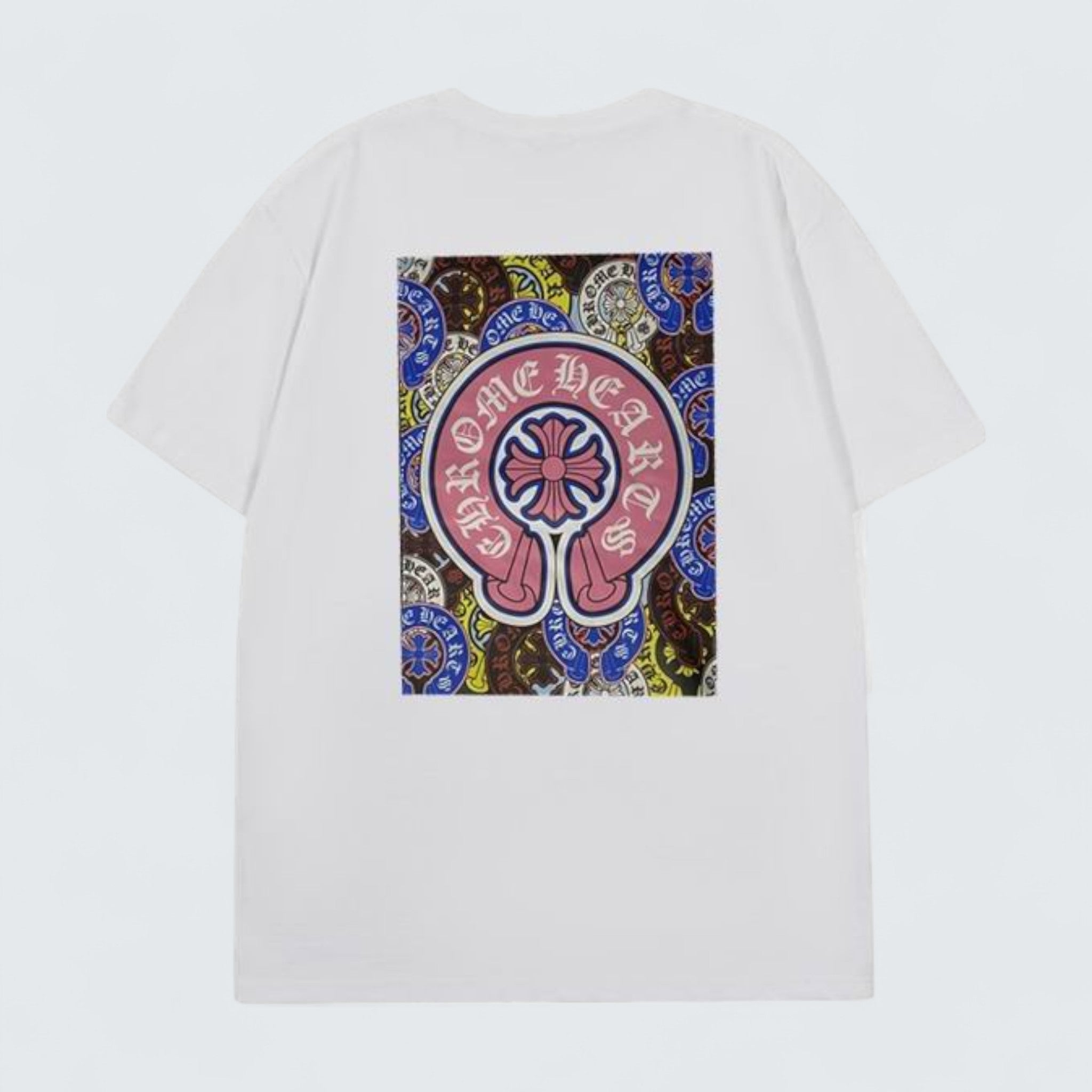 Tee with Pink Horseshoe Logo