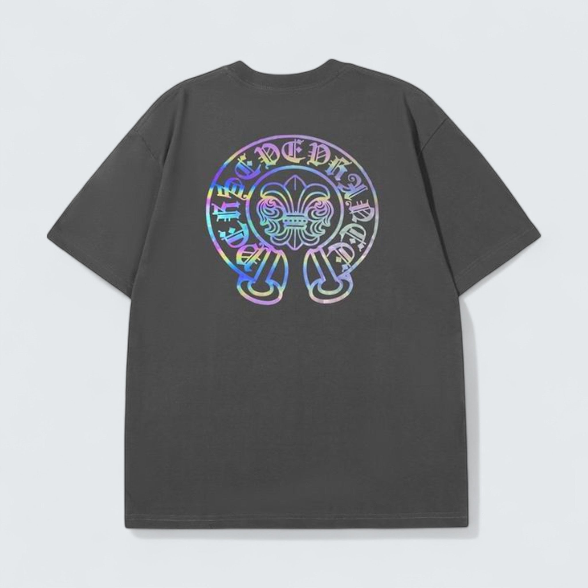 Iridescent Horseshoe Emblem Tee