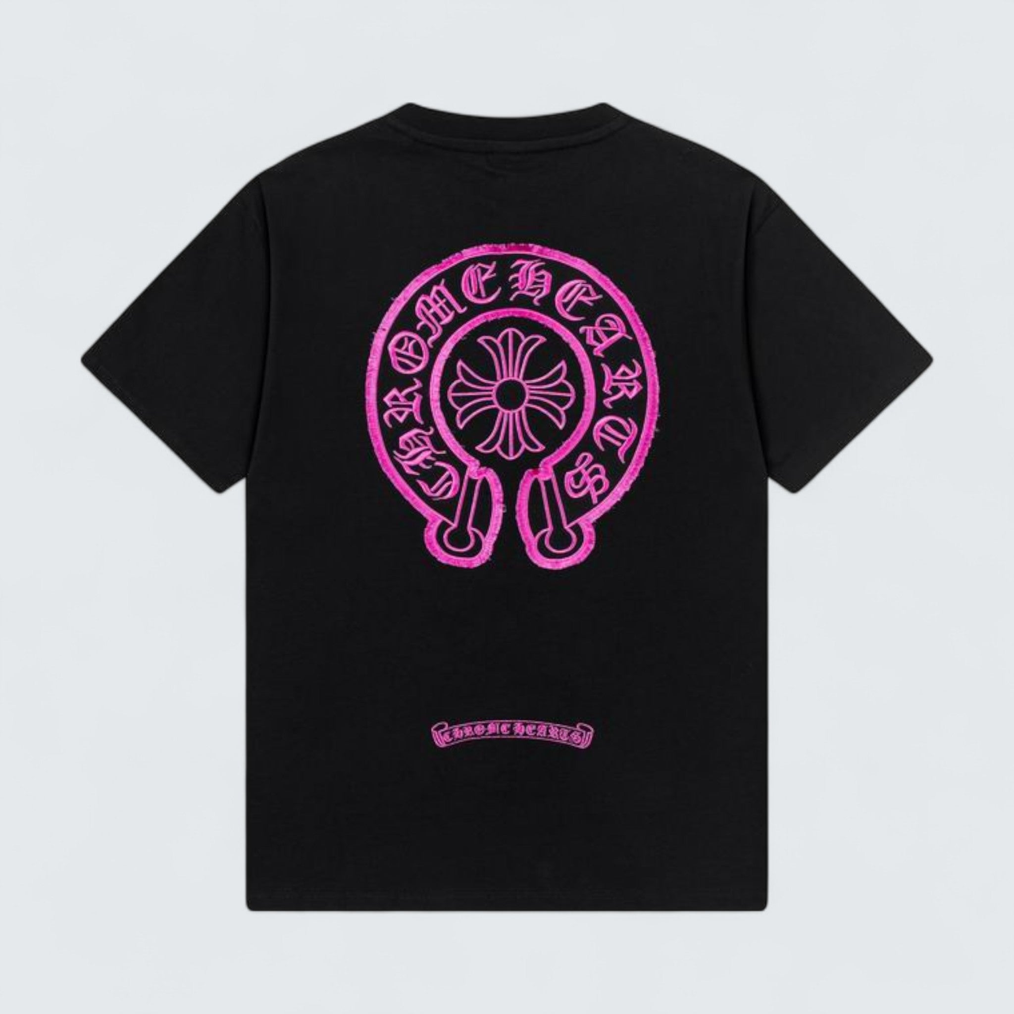 Pink Gothic Horseshoe T-Shirt