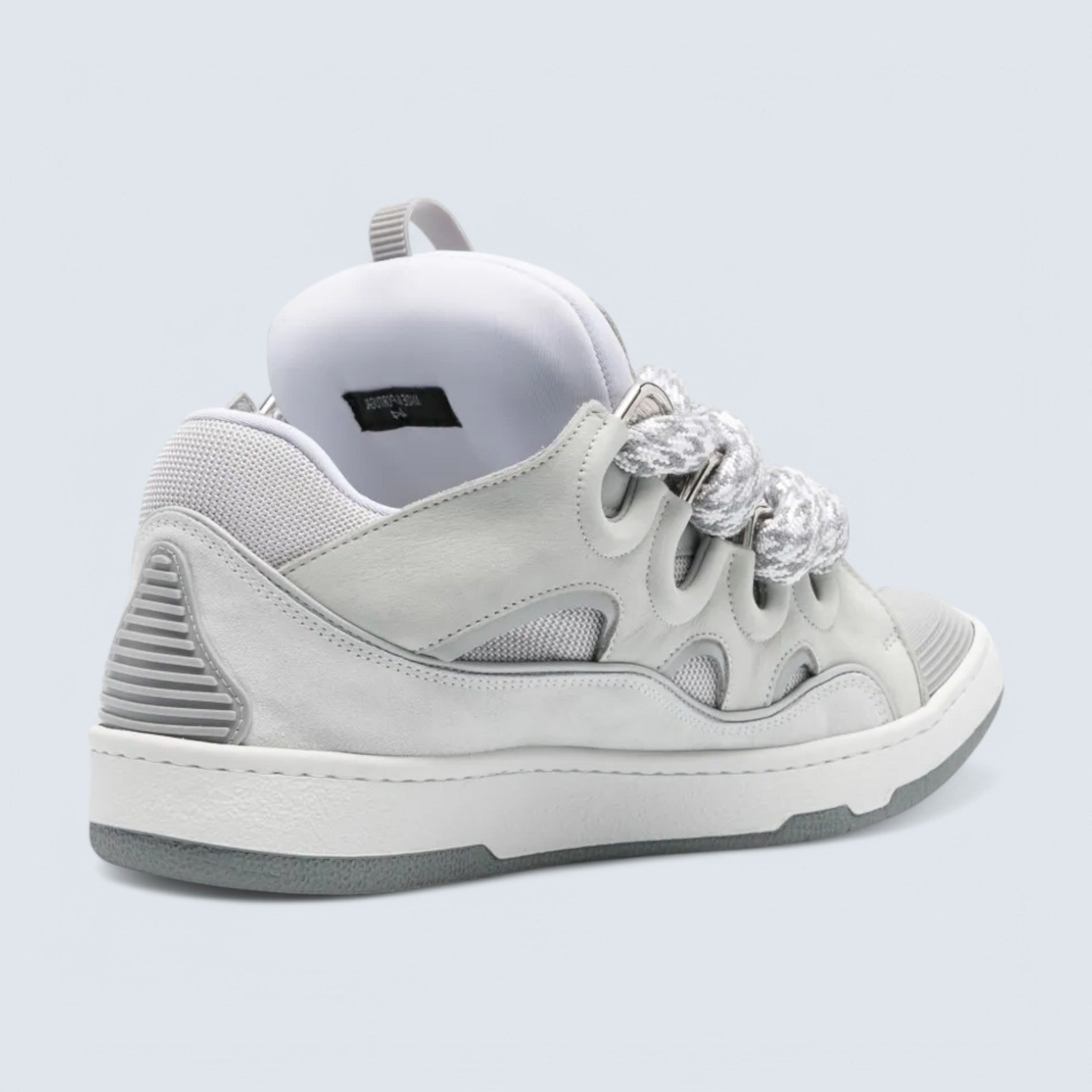 Leather Curb 3.0 Sneakers 'Light Grey'