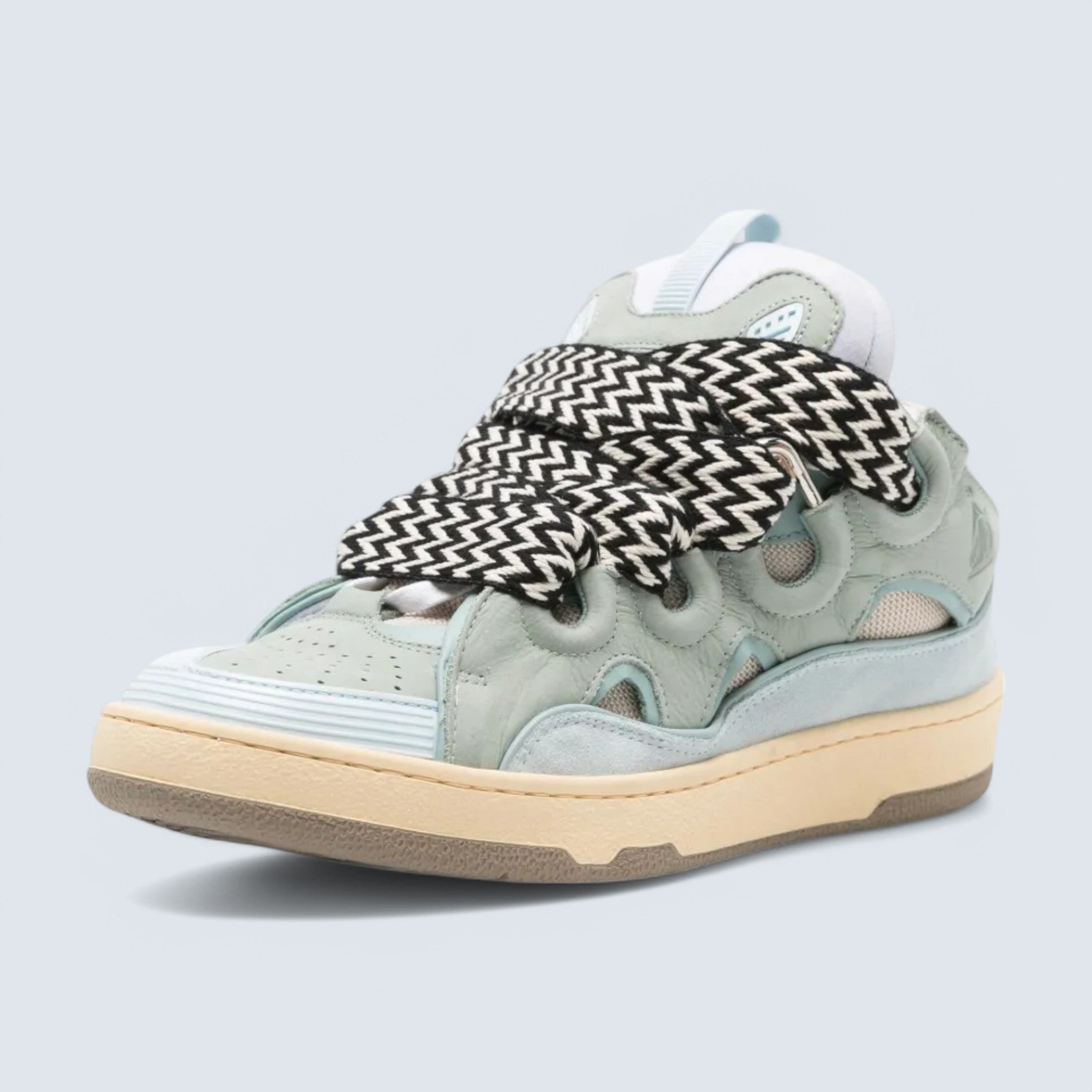Curb Sneakers 'Light Blue/Light Green'