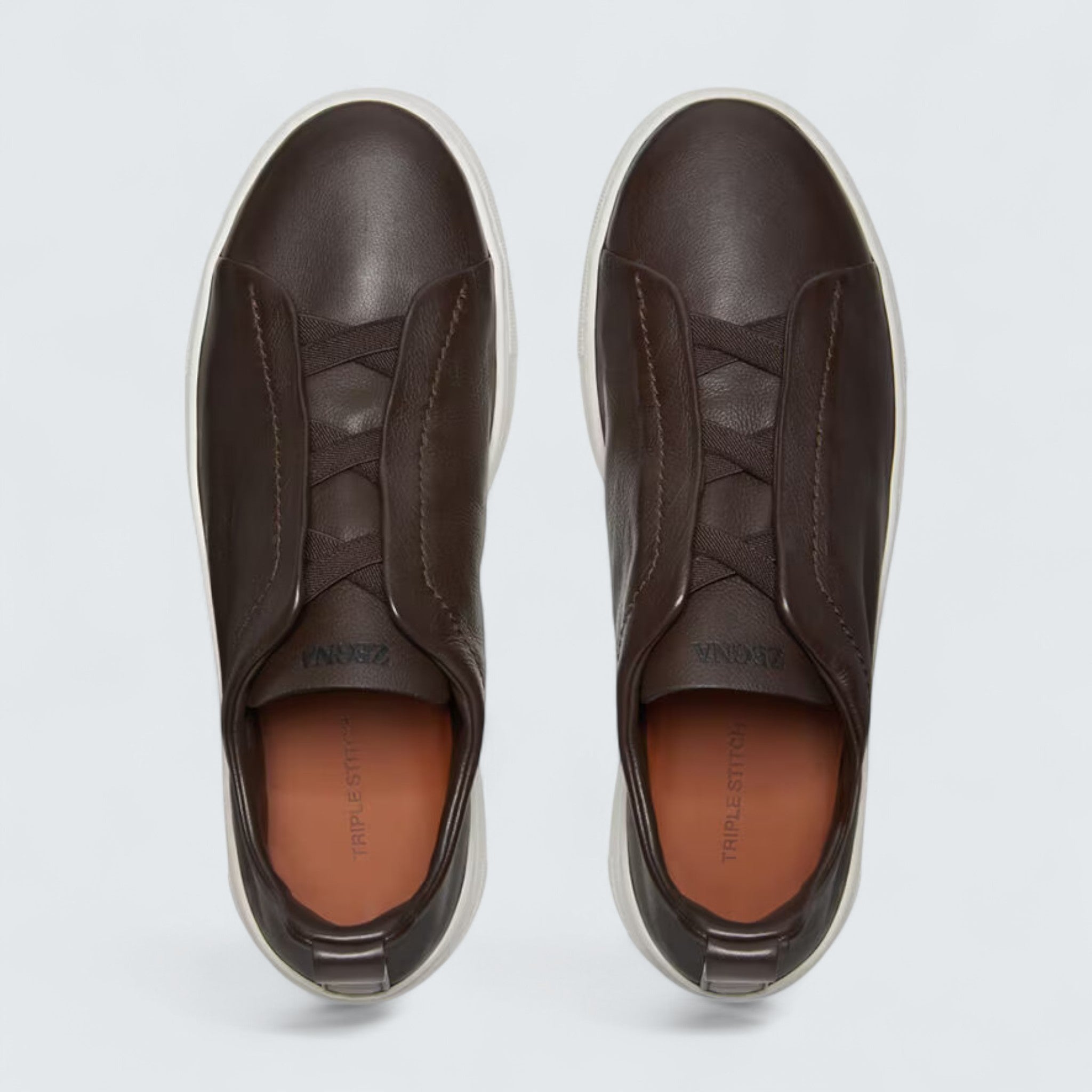 Dark Brown Triple Stitch™ SECONDSKIN Sneakers