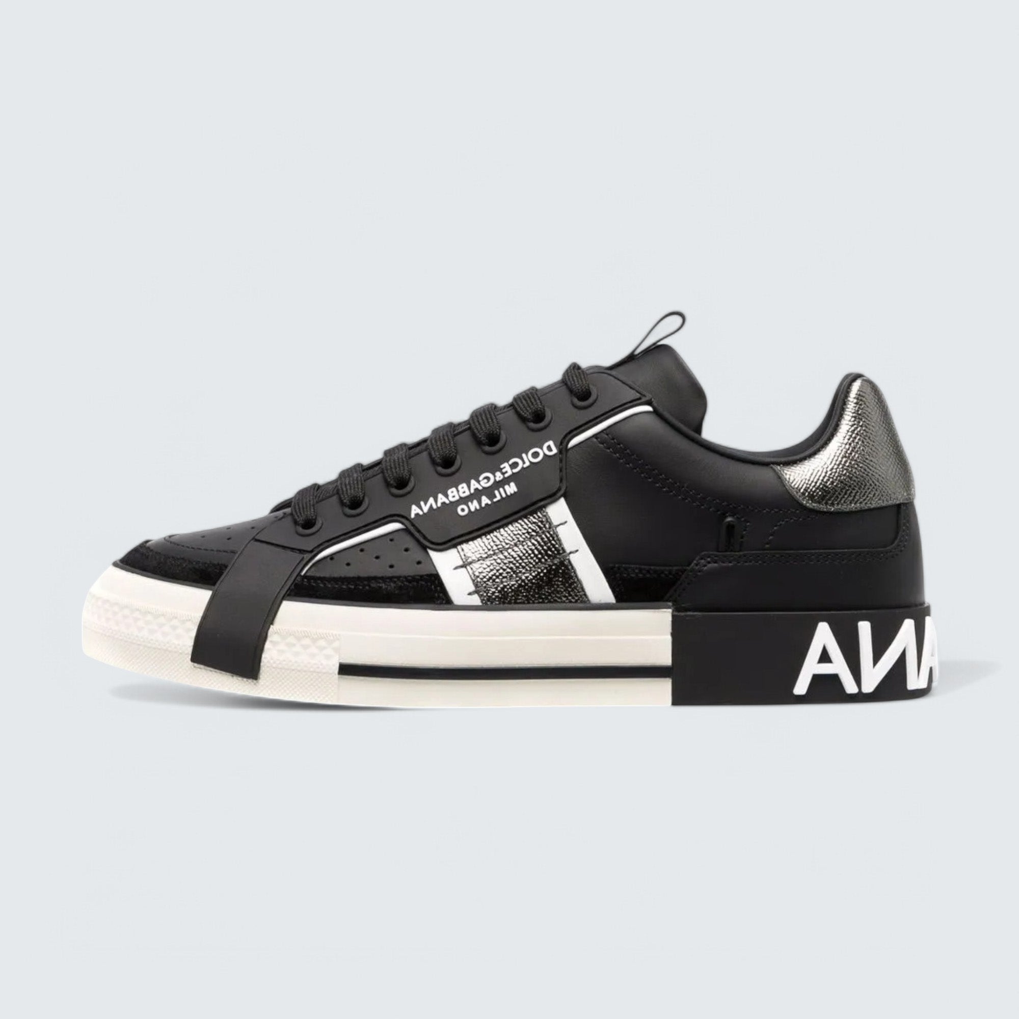 D&G 2.Zero Custom Leather Sneakers 'Black/White'