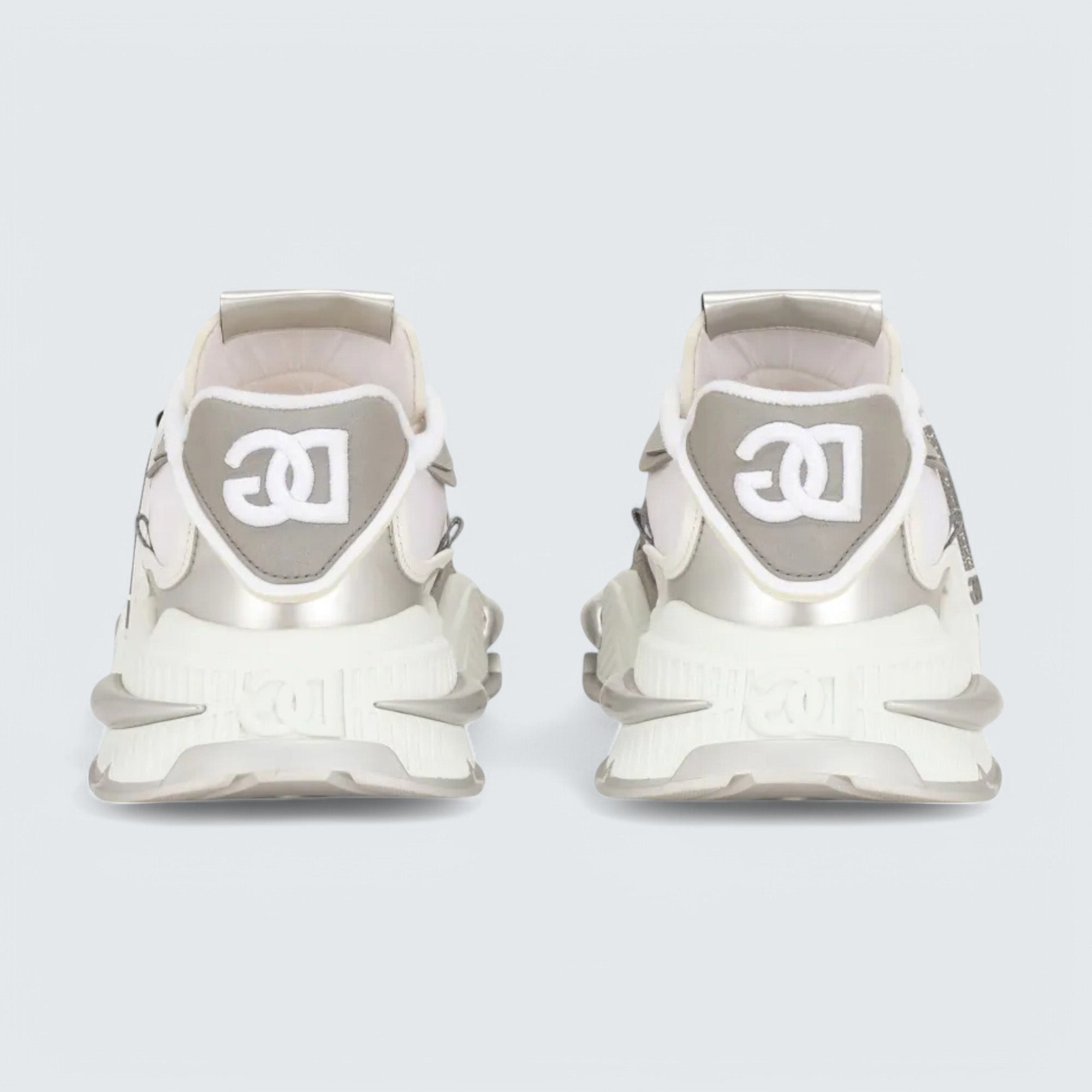 D&G Airmaster DG-Logo Chunky Sneakers 'White/Grey'