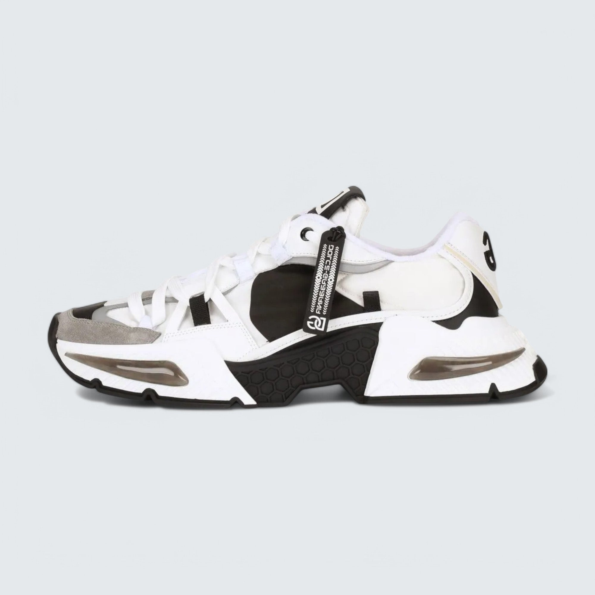 D&G Airmaster Panelled Sneakers 'White/Grey/Black'
