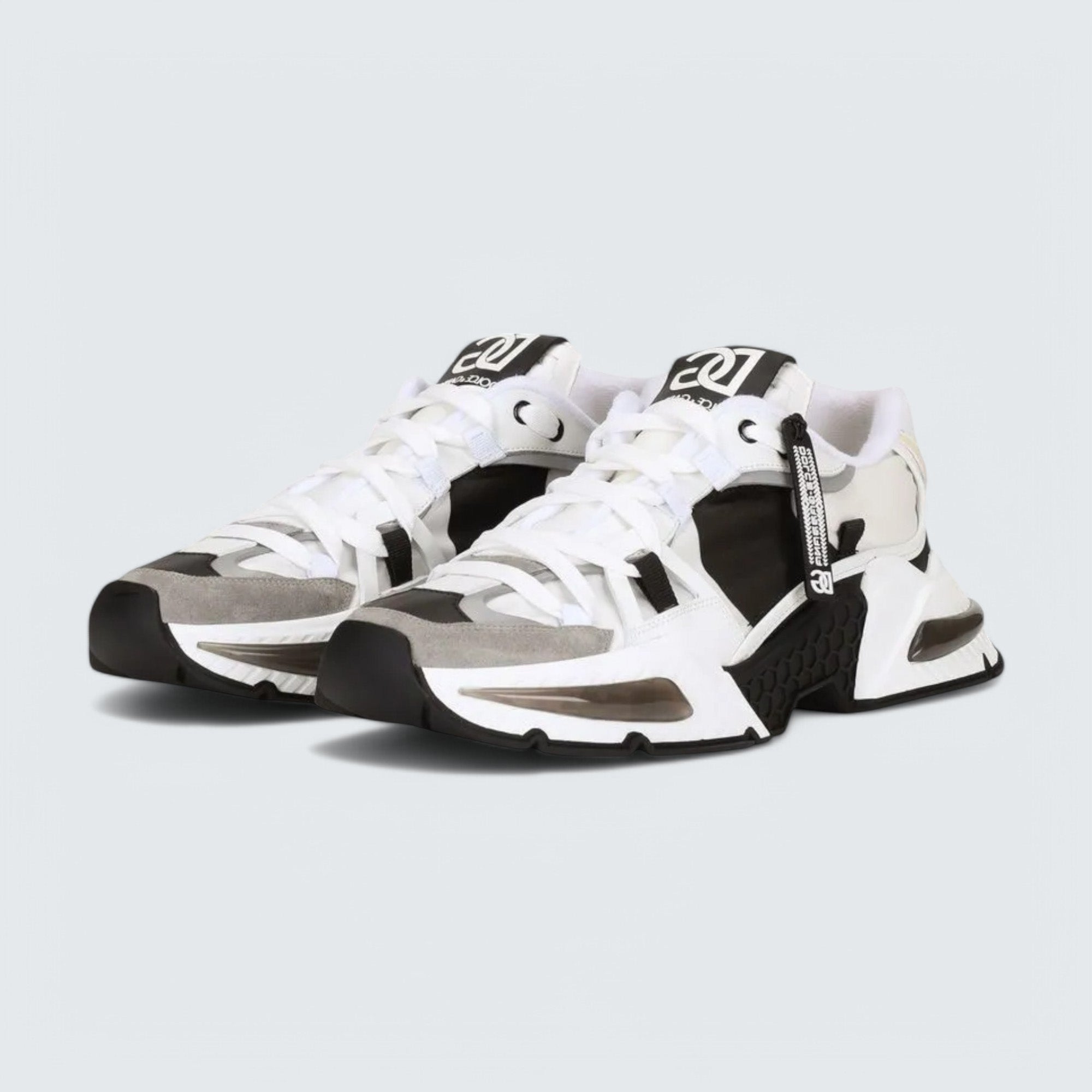 D&G Airmaster Panelled Sneakers 'White/Grey/Black'