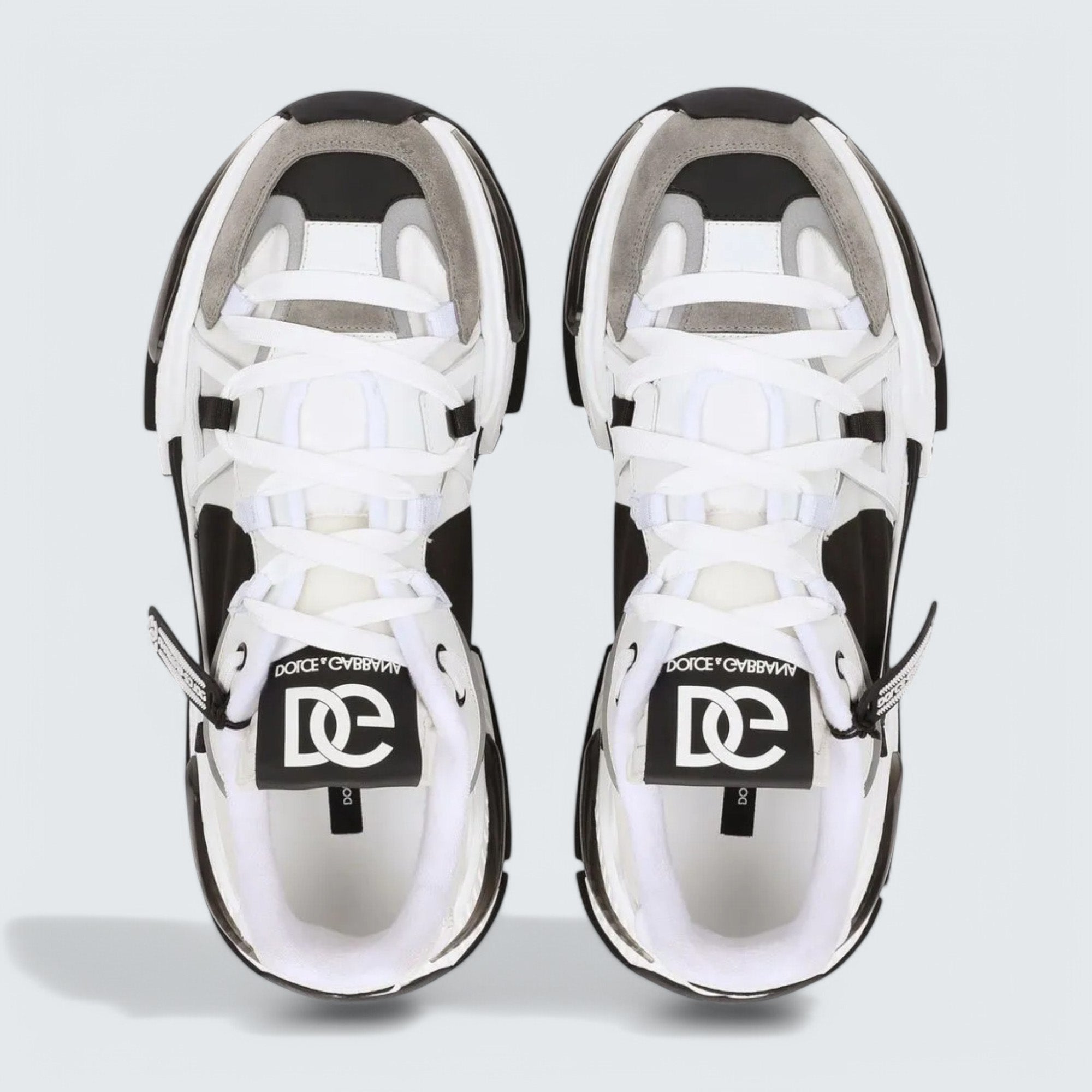 D&G Airmaster Panelled Sneakers 'White/Grey/Black'