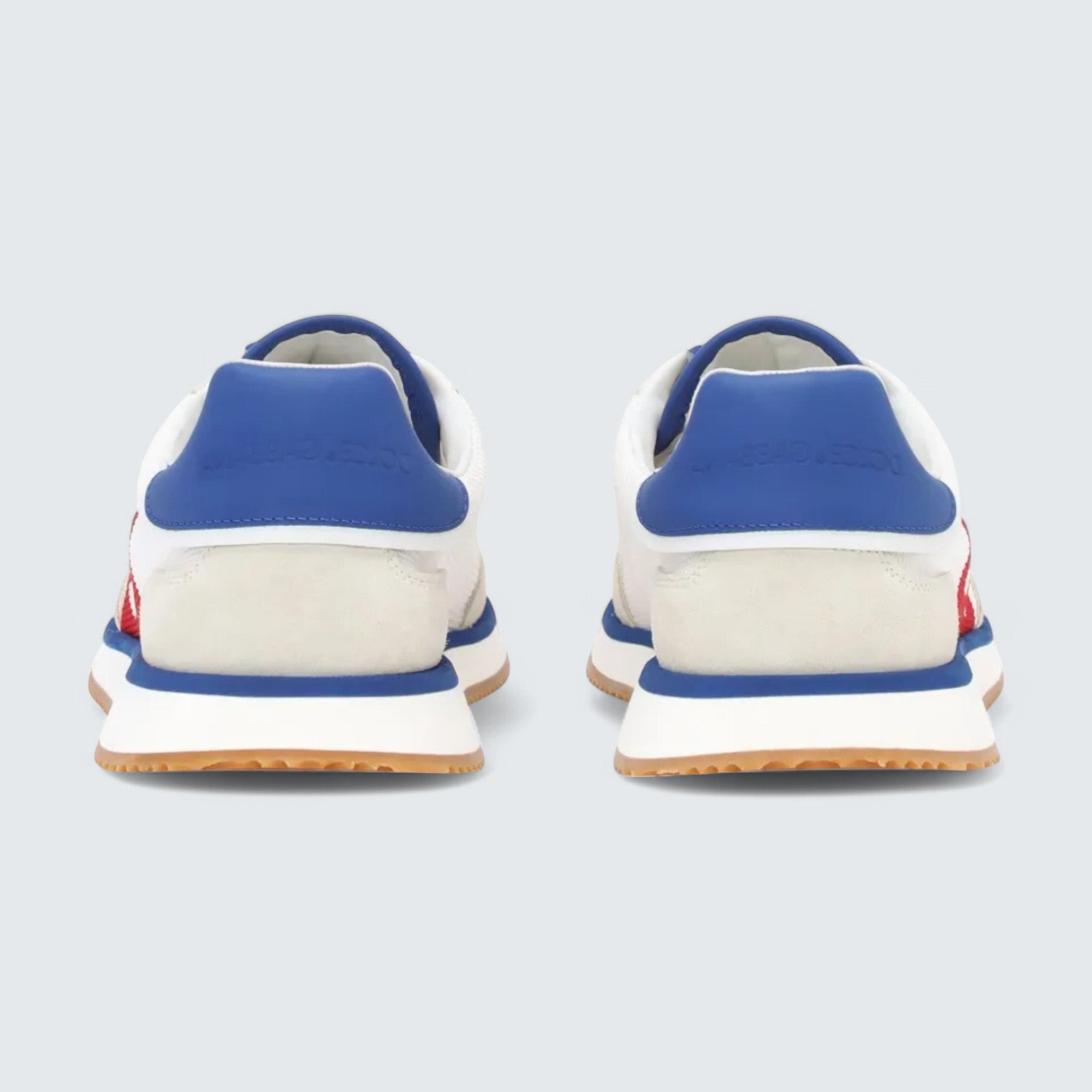D&G Cushion Mixed-Material Sneakers 'White/Red/Blue'