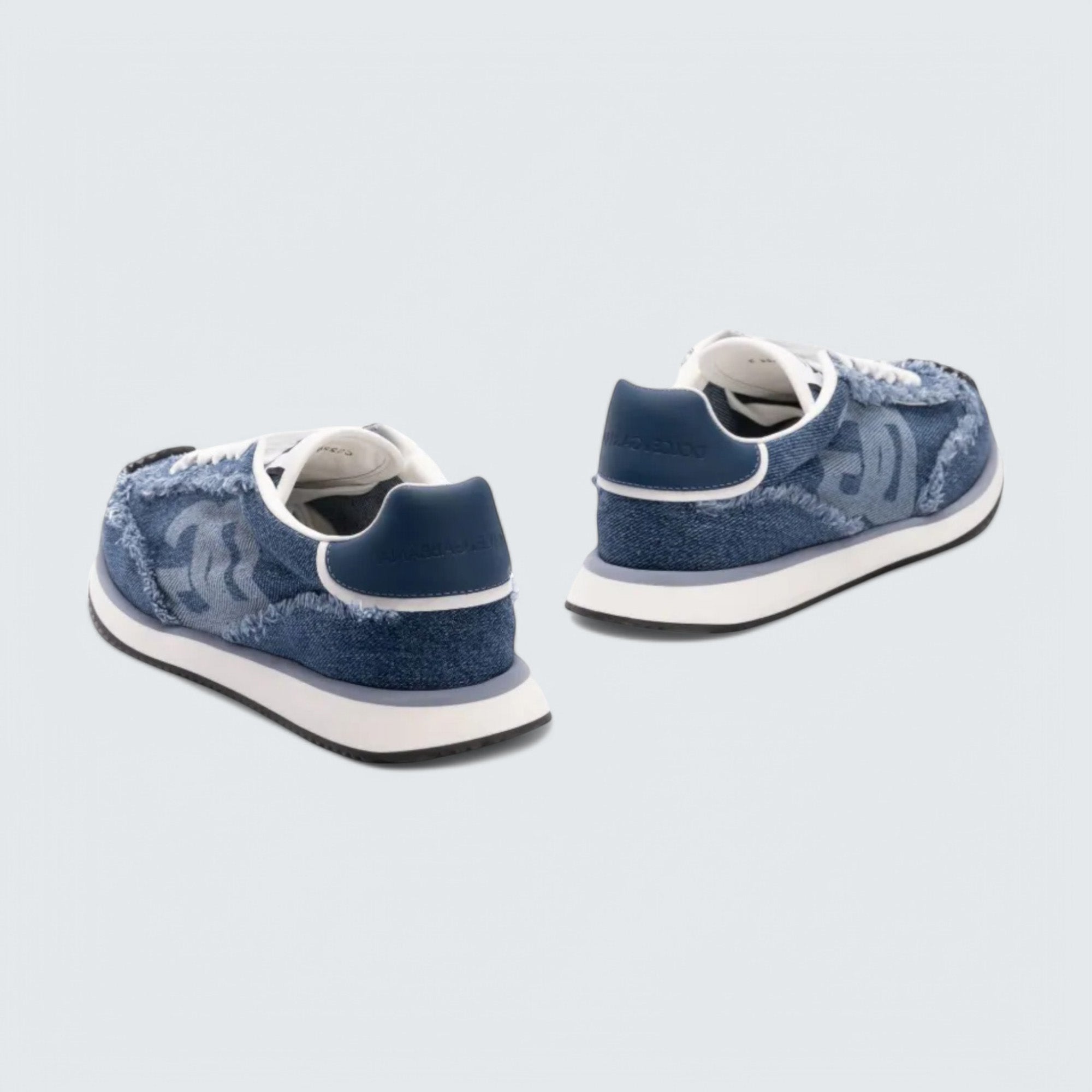 D&G Cushion Mixed-Material Sneakers 'Jeans Blue'